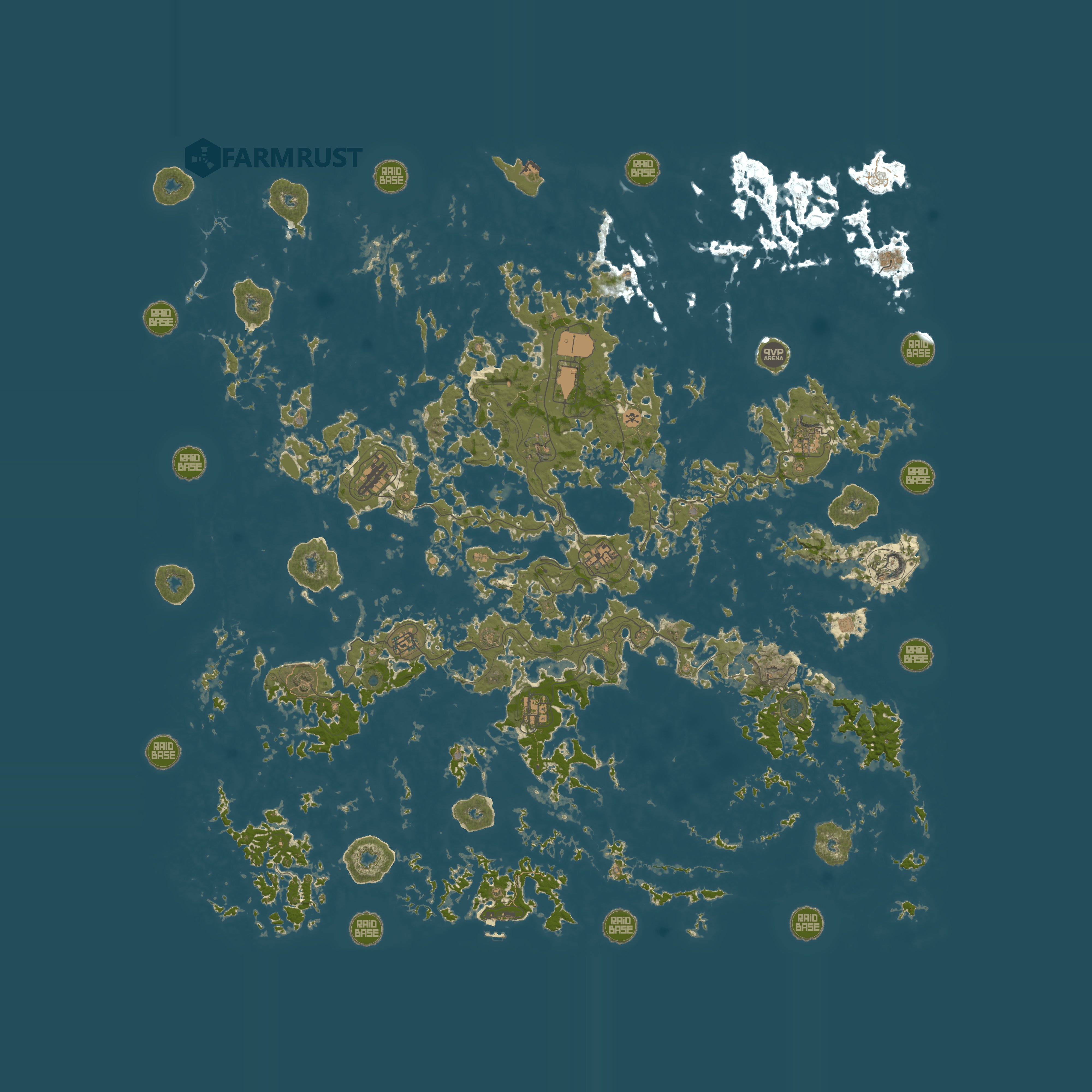 Карта сервера