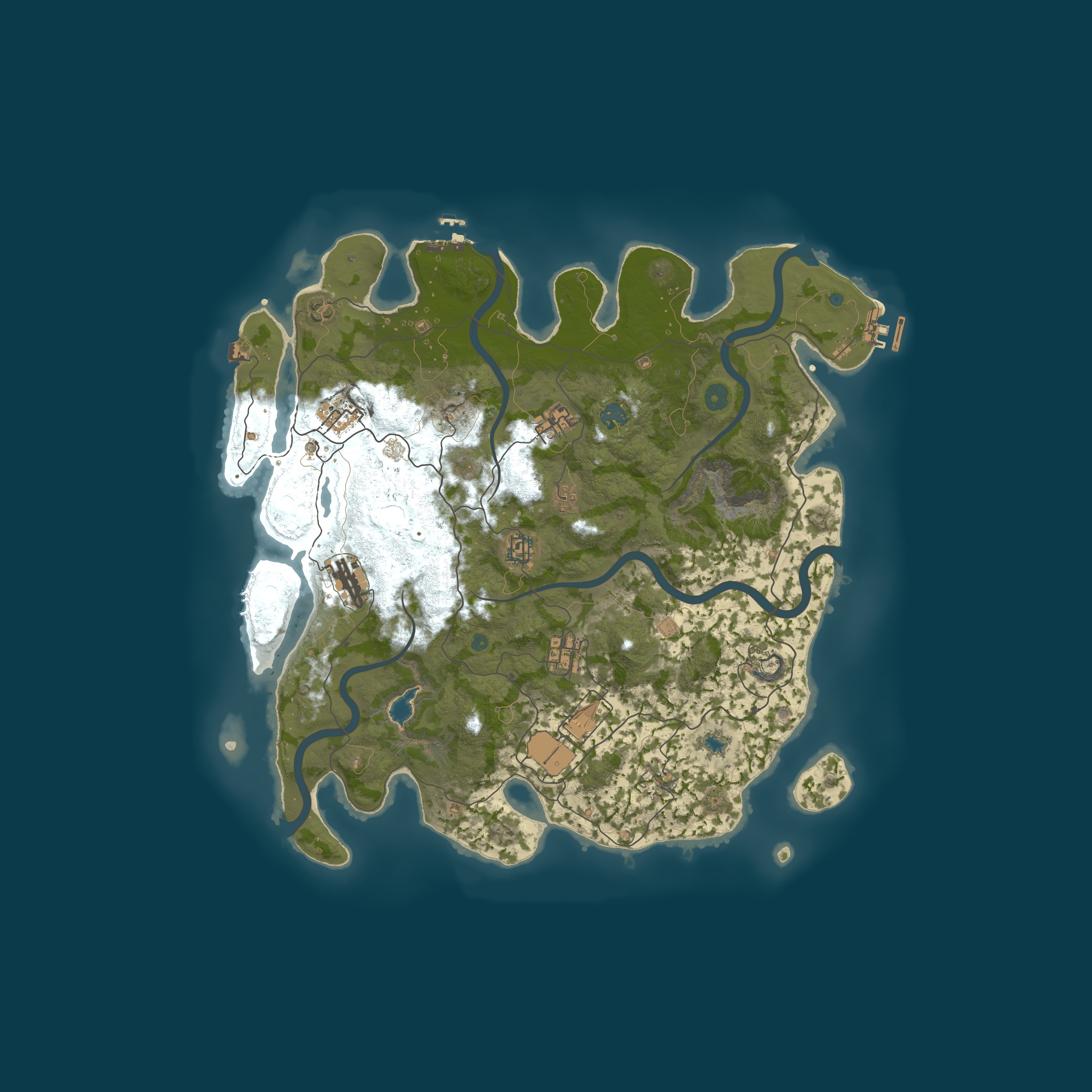 Map for West - NoDecay