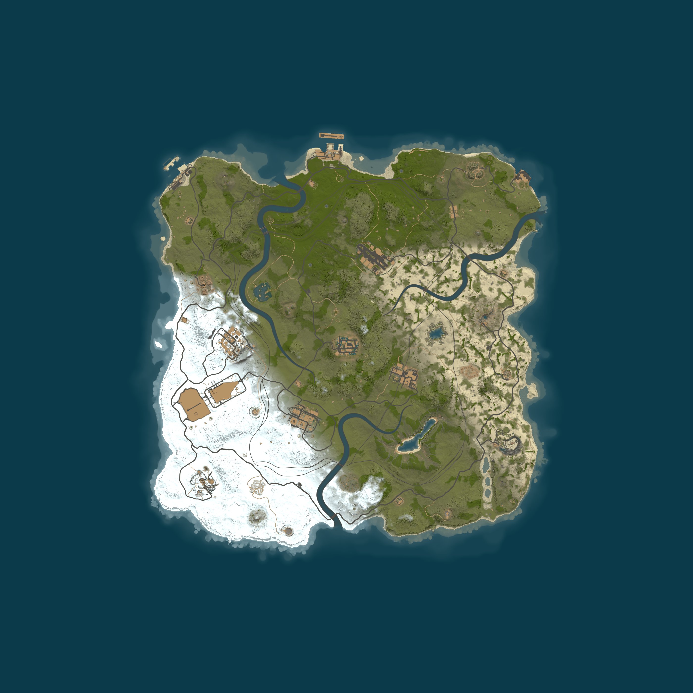 Map for XRUST.CO EU 3x MONTHLY Solo/Duo 6/3 6.3 quests|tp|3x Duo