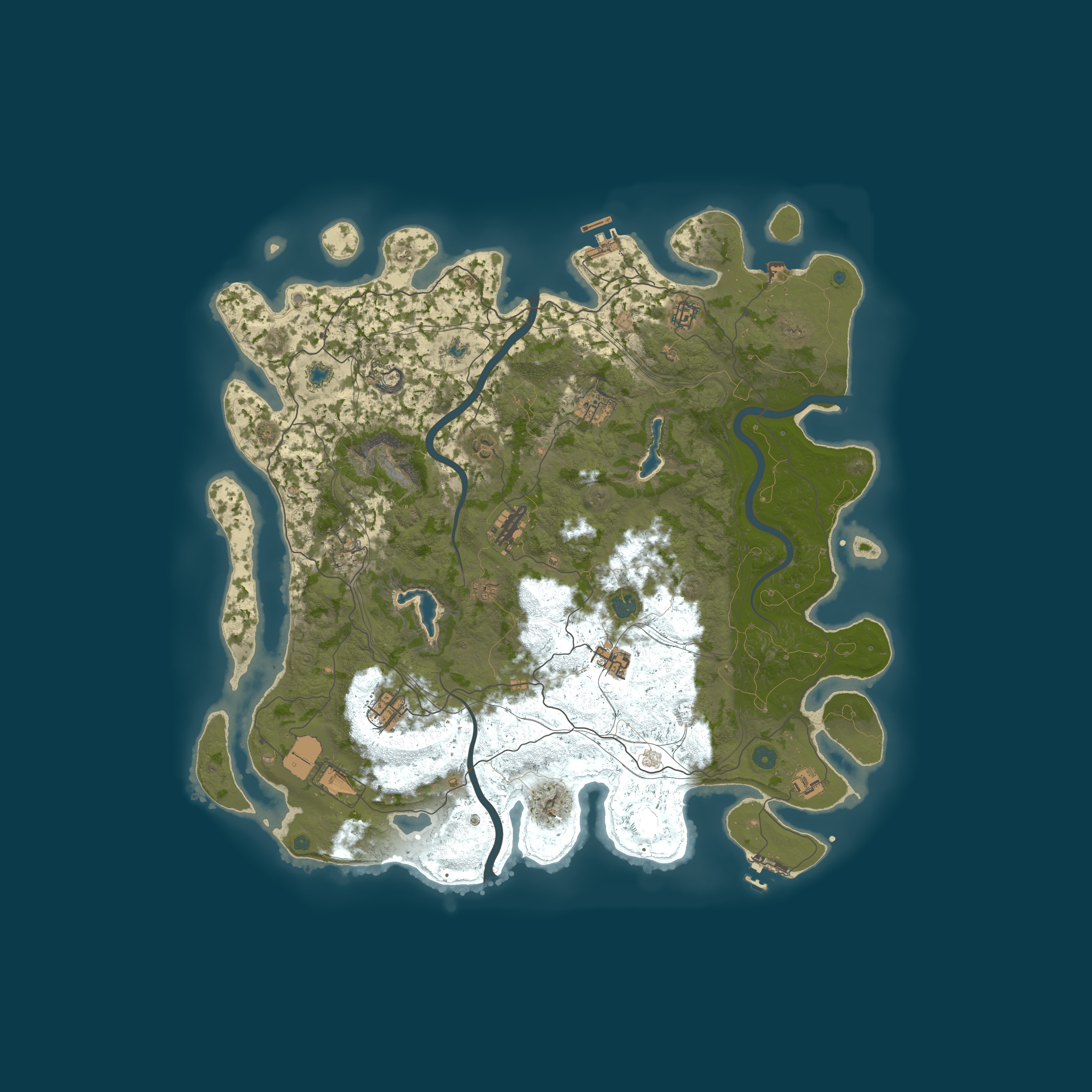 Map for Alfs PvE Playhouse Noob Friendly Low Decay/Upkeep