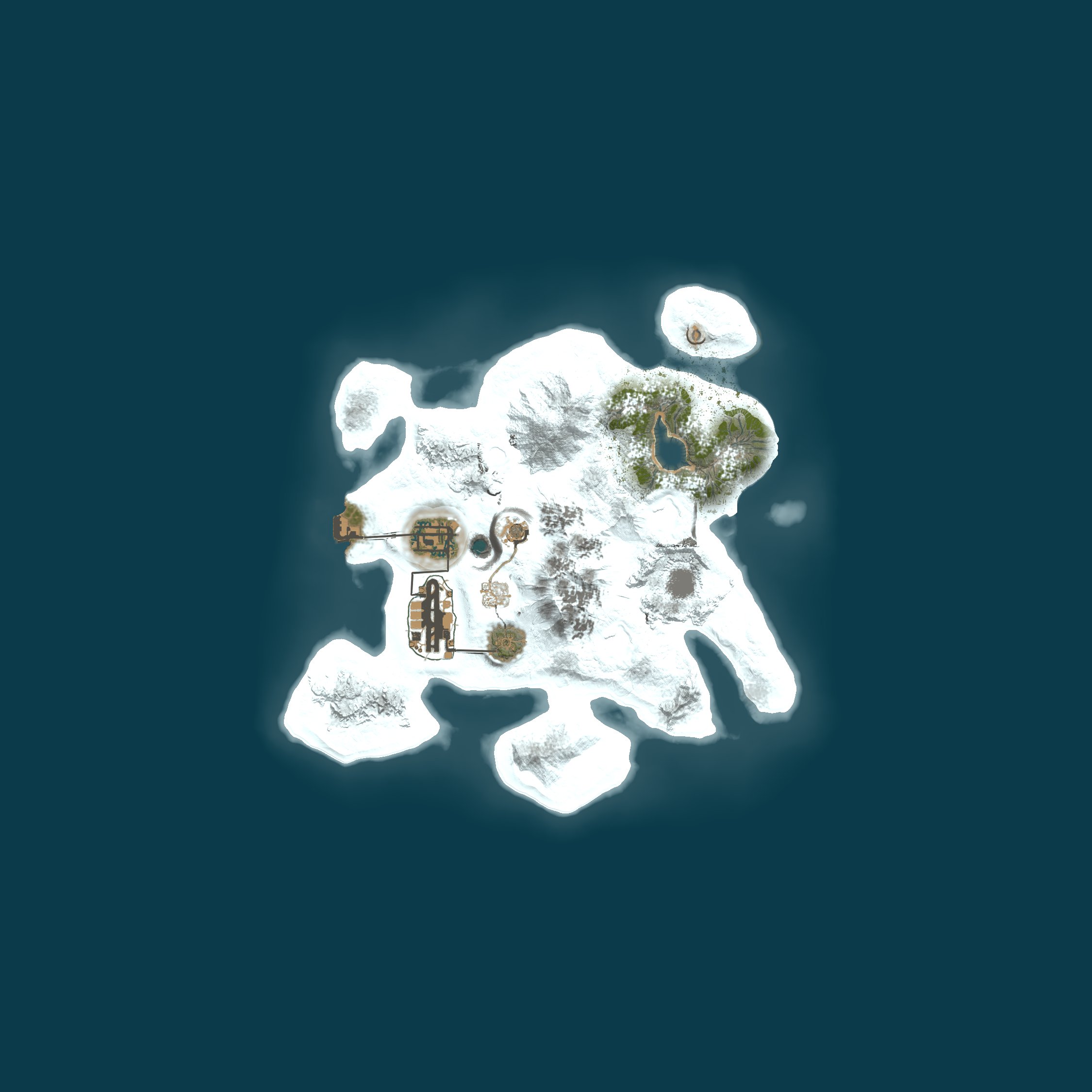 Custom Map, size 2500, seed 1337