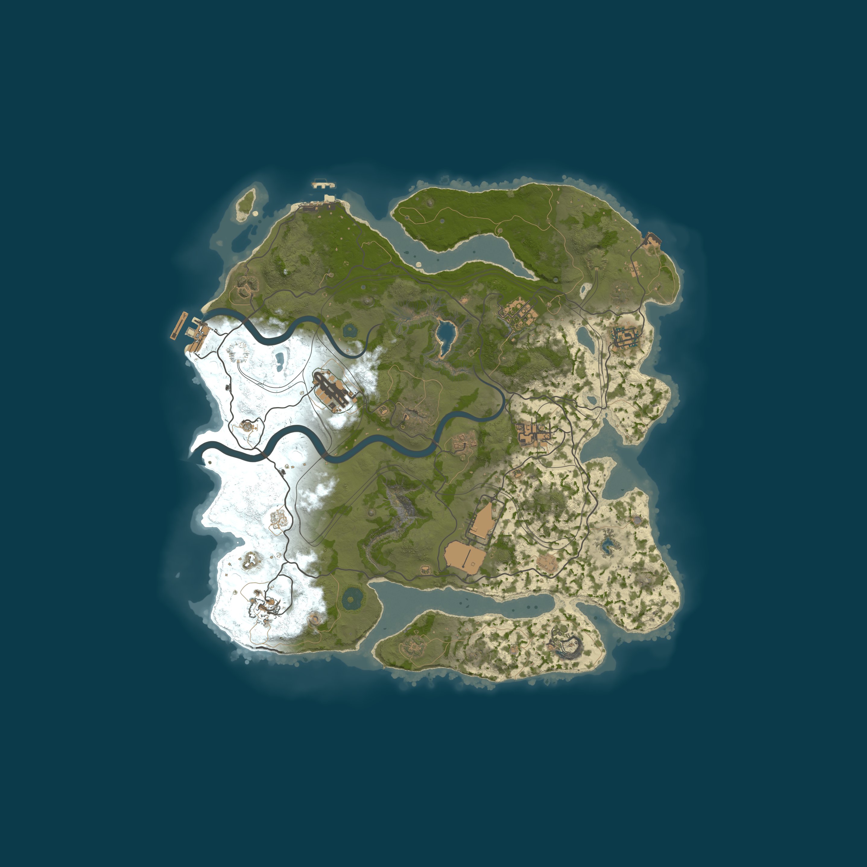 Map for Rustafied.com - US Trio