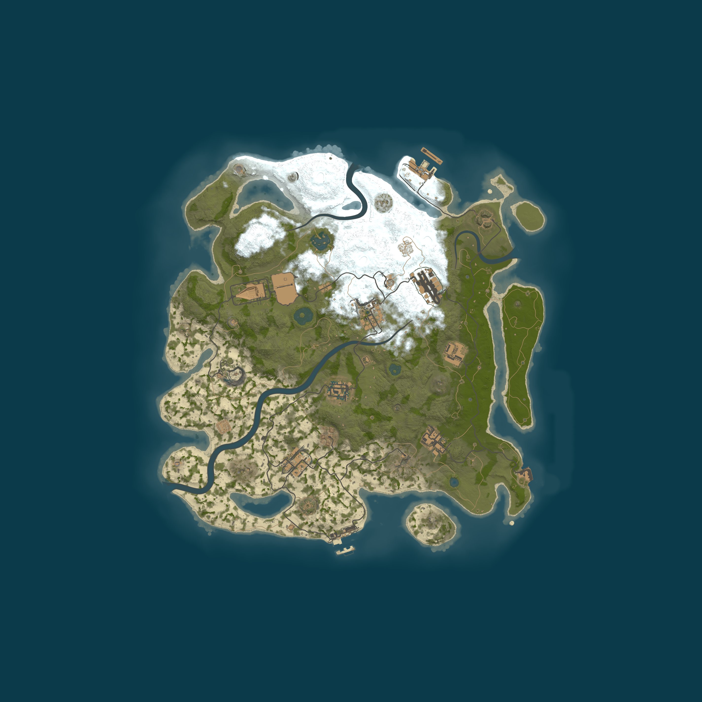 Map for Carebears Small Maps PvE Noob Friendly Low Decay/Upkeep