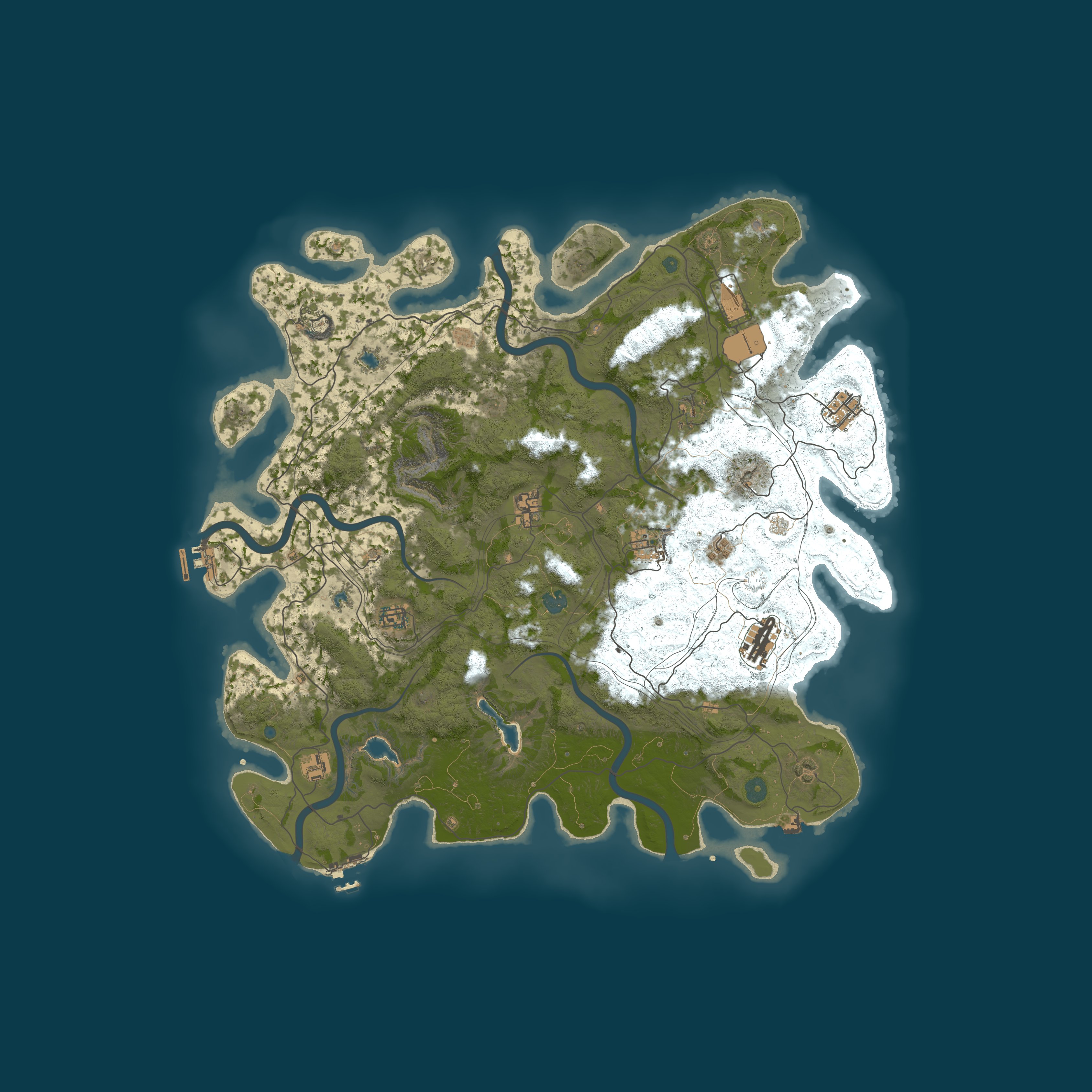 Procedural Map, size 4750, seed 25