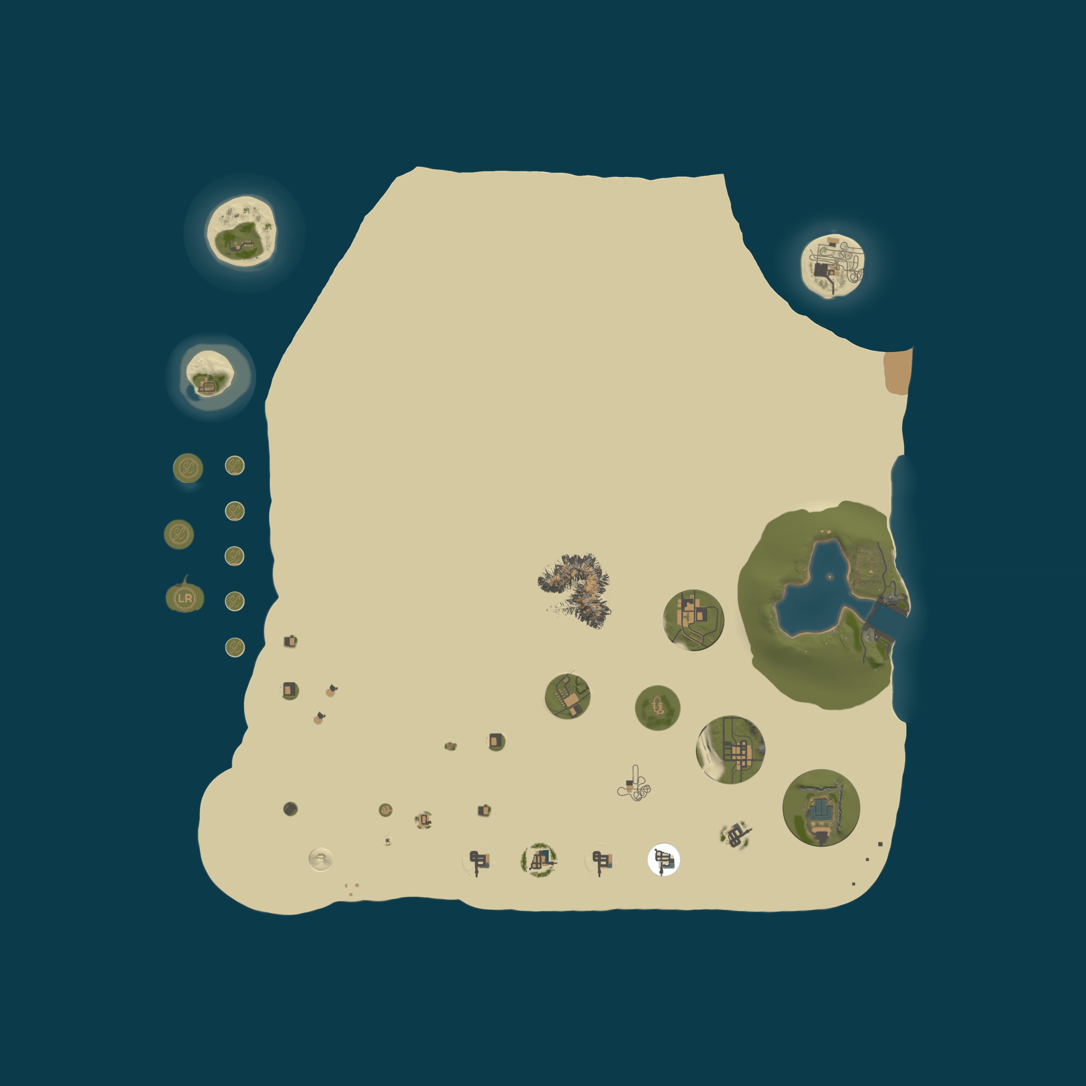 Map for LuffyRust Test Server - Whitelisted