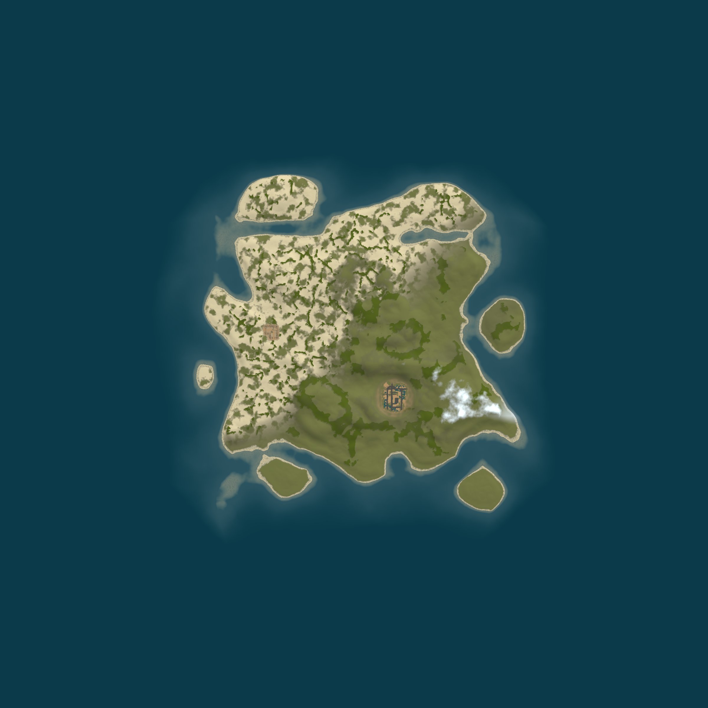 Custom Map, size 2800, seed 1337
