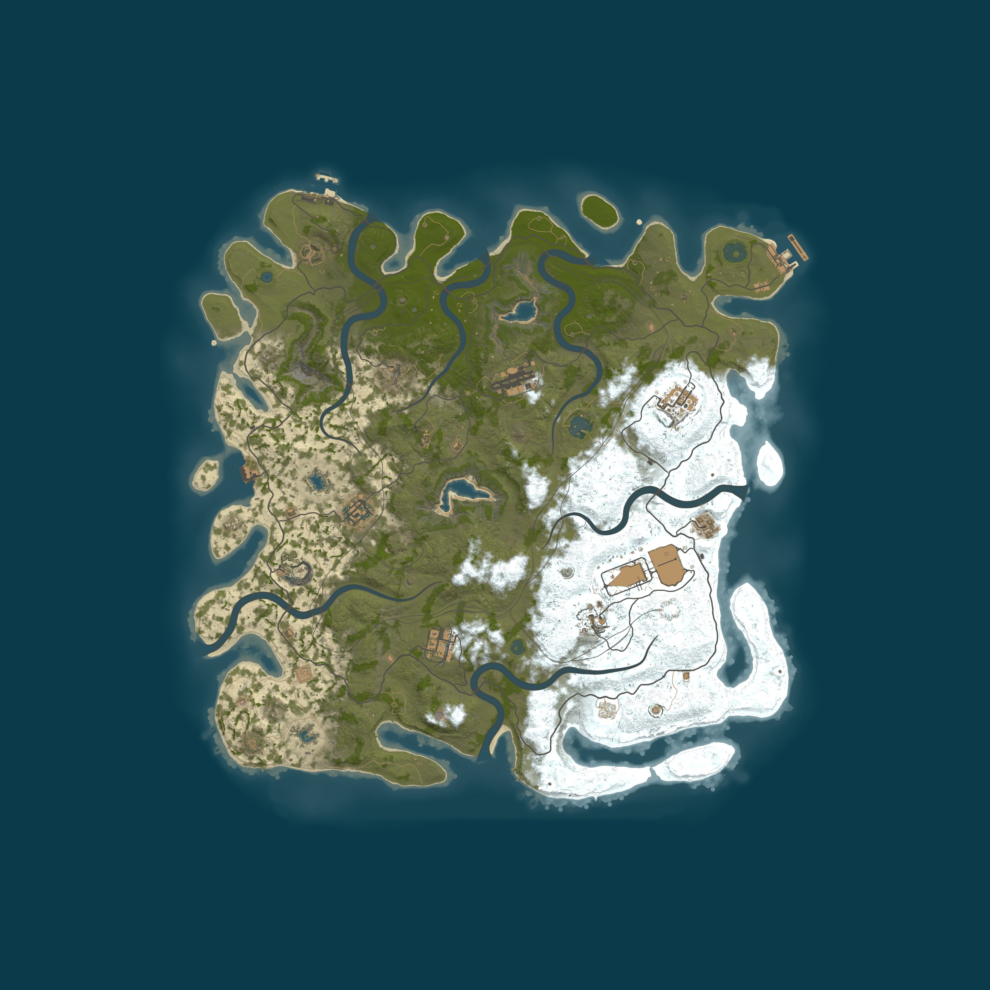 Map for [PVE] Rusty Bucket | Raidable Bases | Events | NPCs |