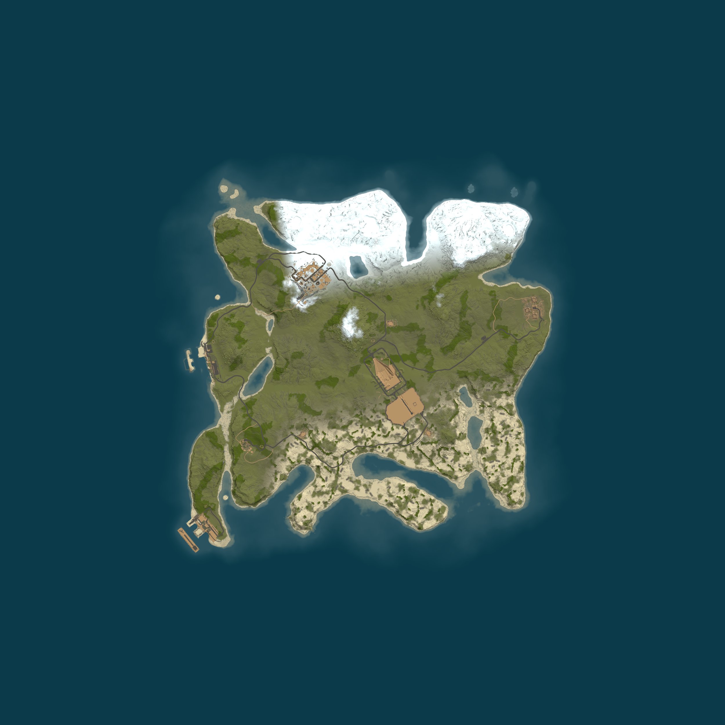 Map for EnjoyRust | HARDPVP | X100000000 | FPS++ | KITS | TP | CLANS