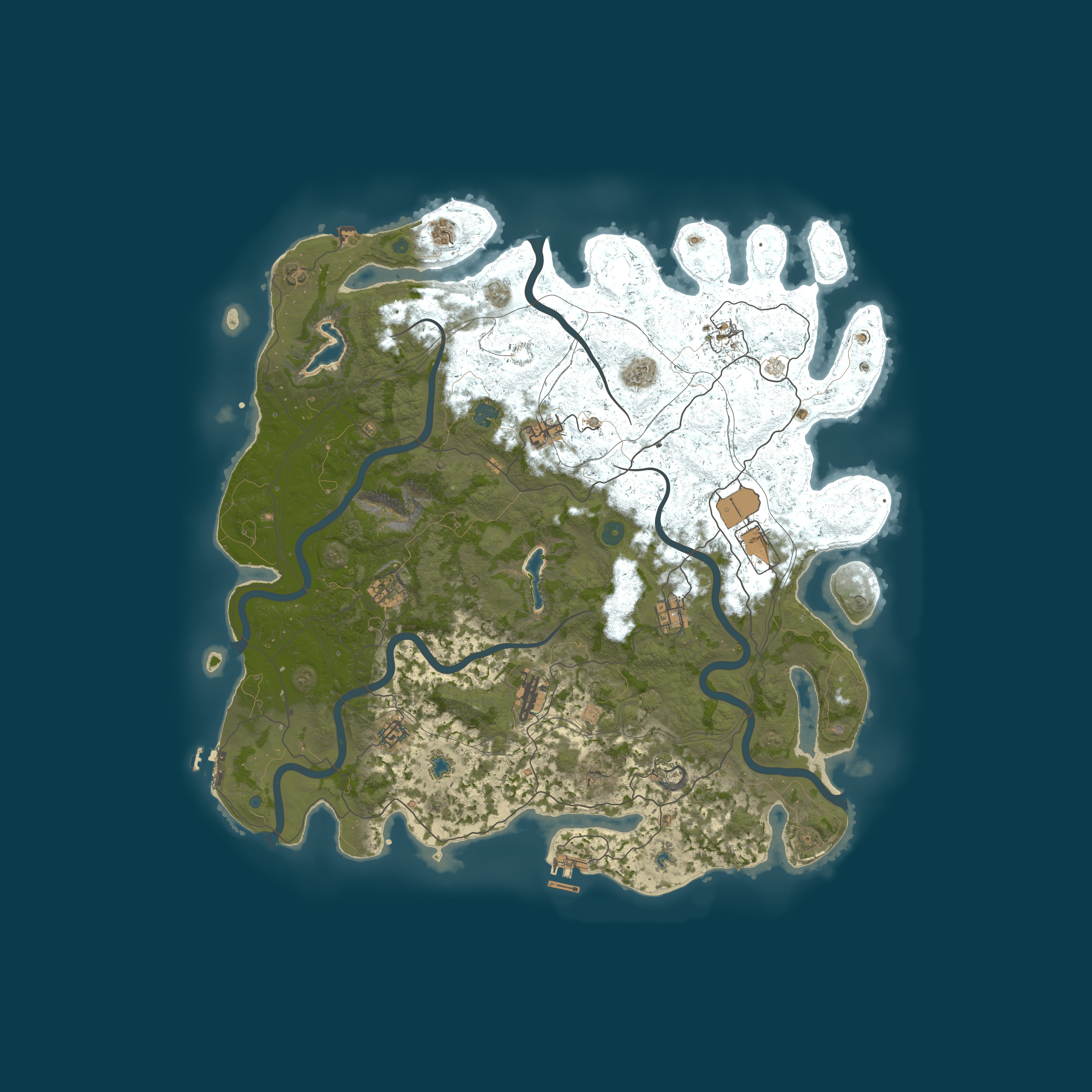 Map for PVE ZOMBIE APOCALYPSE/рпг/рейд/верт/танк/100К[P