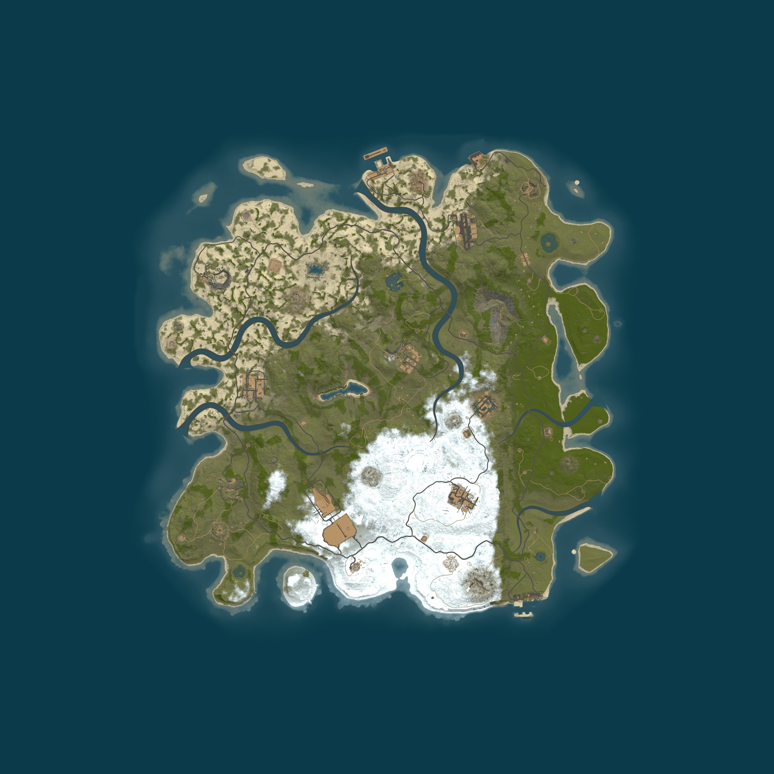 Map for Absynth Rust RP|PVE