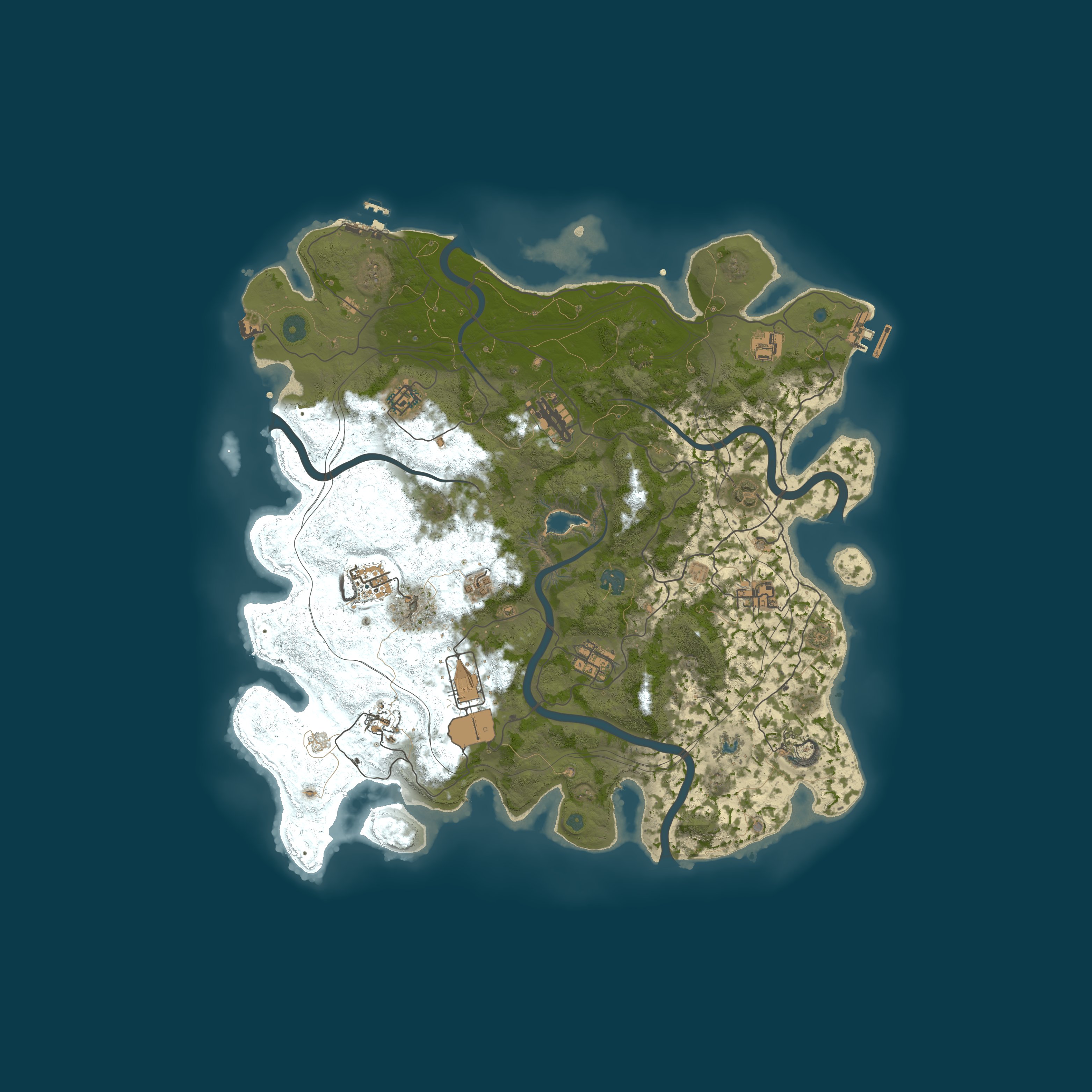 Procedural Map, size 4250, seed 670750629