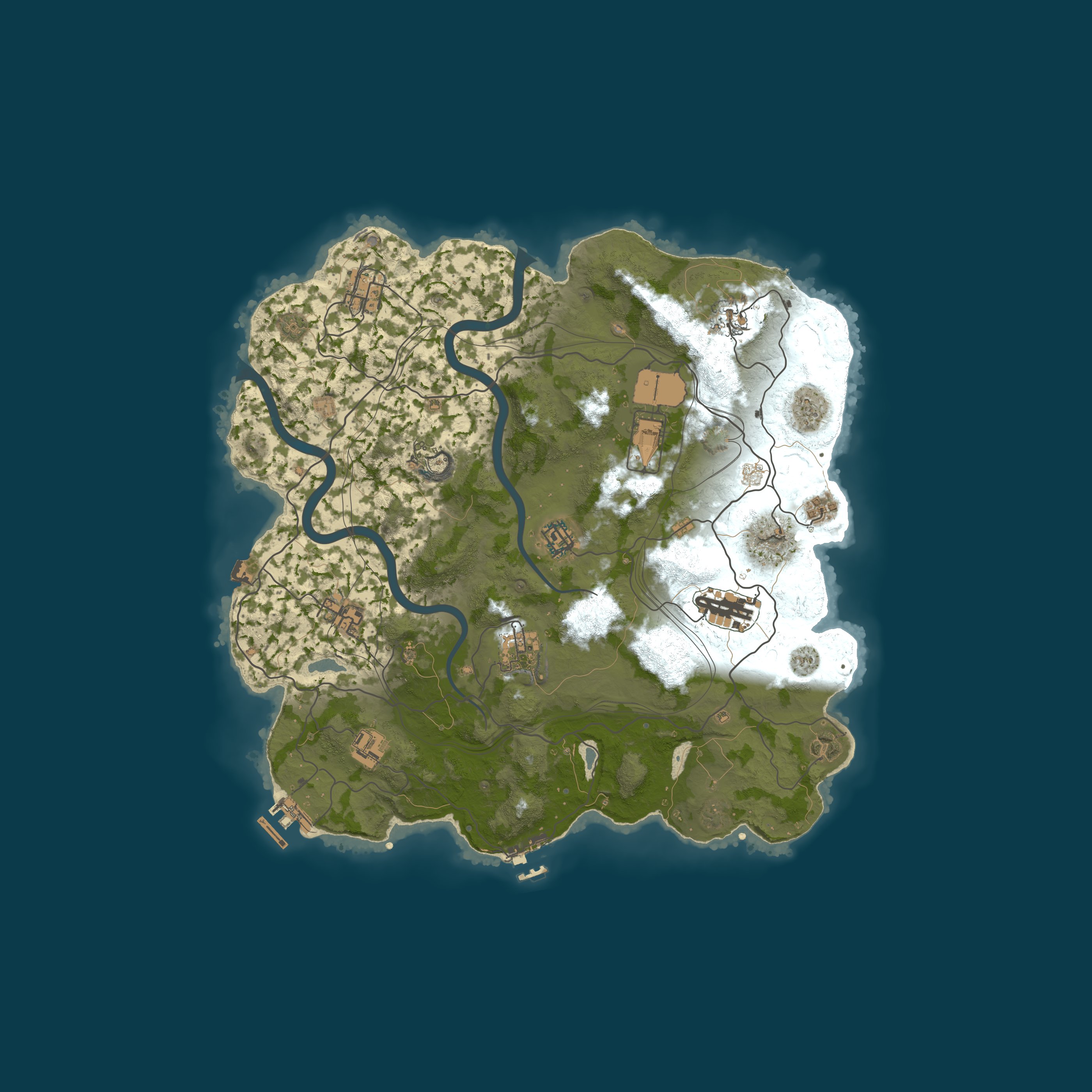 Rust map 3600/1337