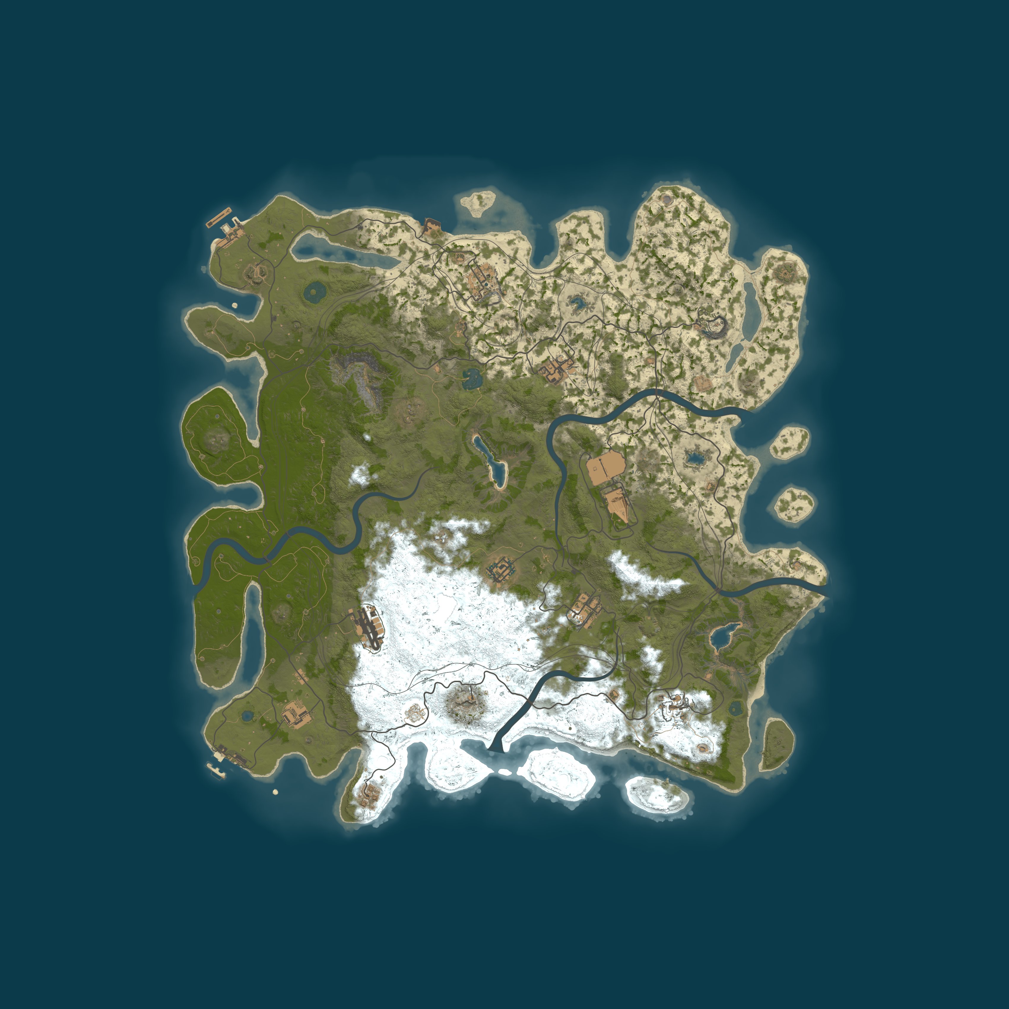 Map for [PL] RUST POLSKA - idealne miejsce dla nowych graczy
