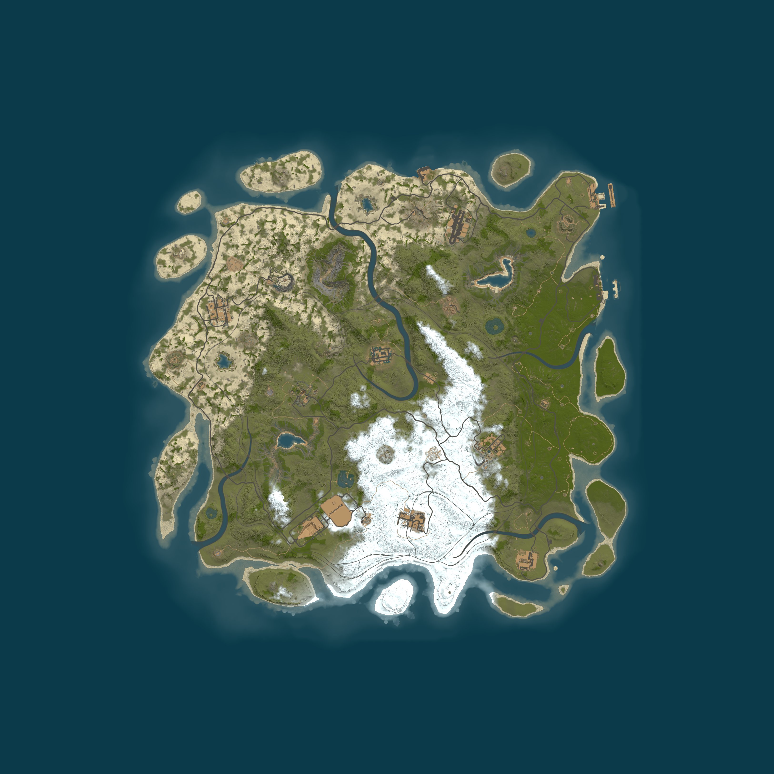 Map for Мирный | ПВЕ