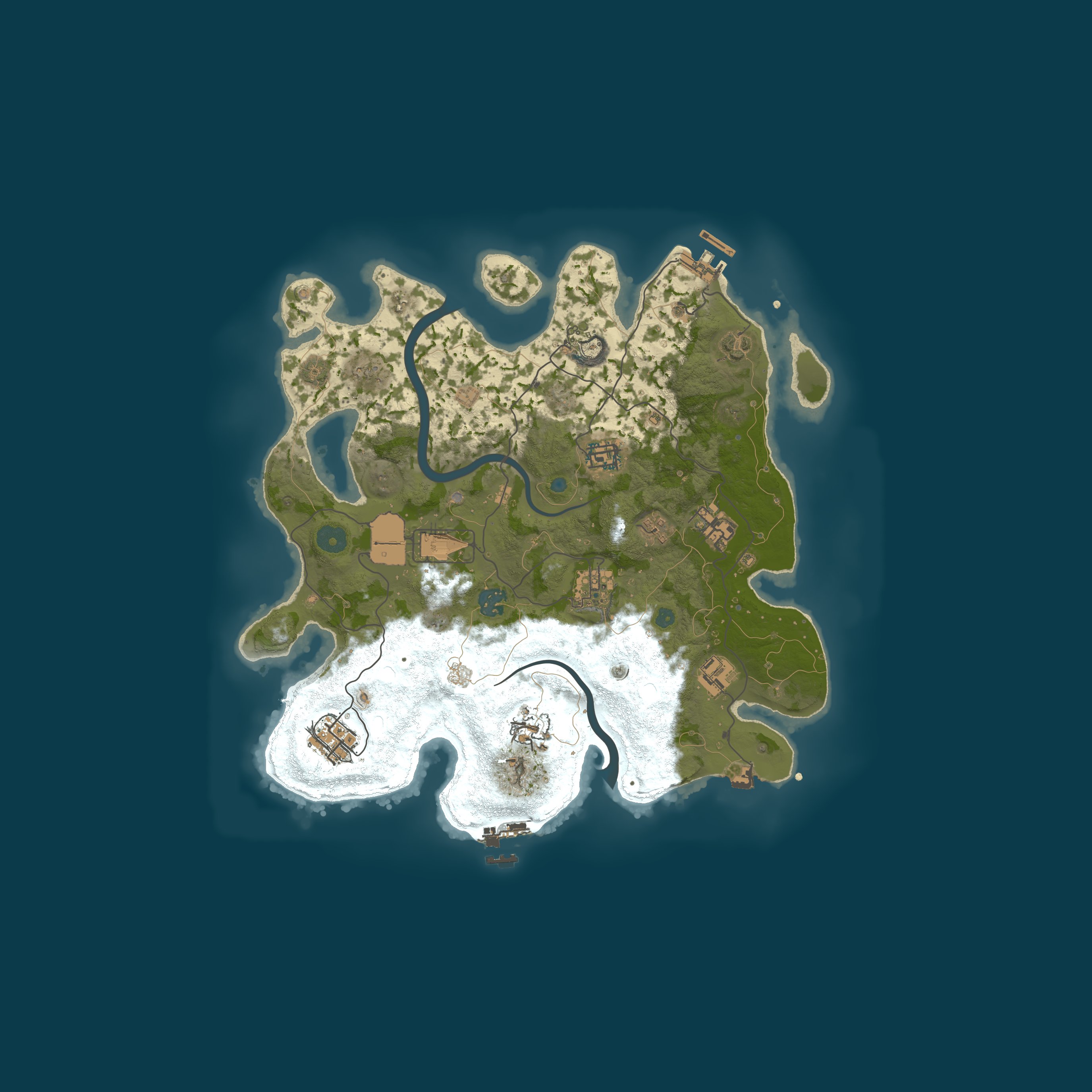 SEED RUST X5 | NOLIMIT | BOOST FPS | BUILD DEEP SEA | WIPE 09.1 — מפה פרוצדורלית 3500, seed 1598785239