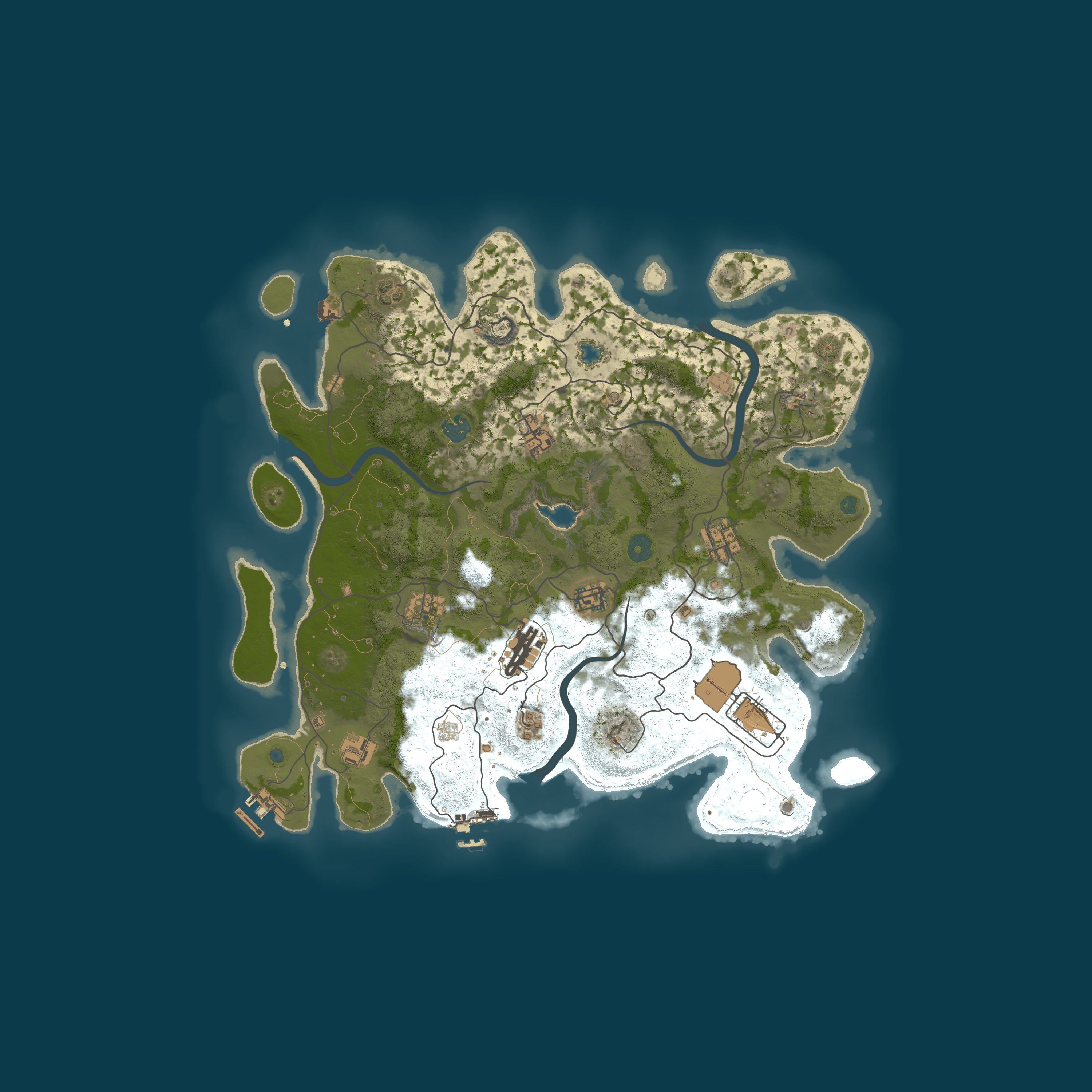 Procedural Map, size 4000, seed 63997942