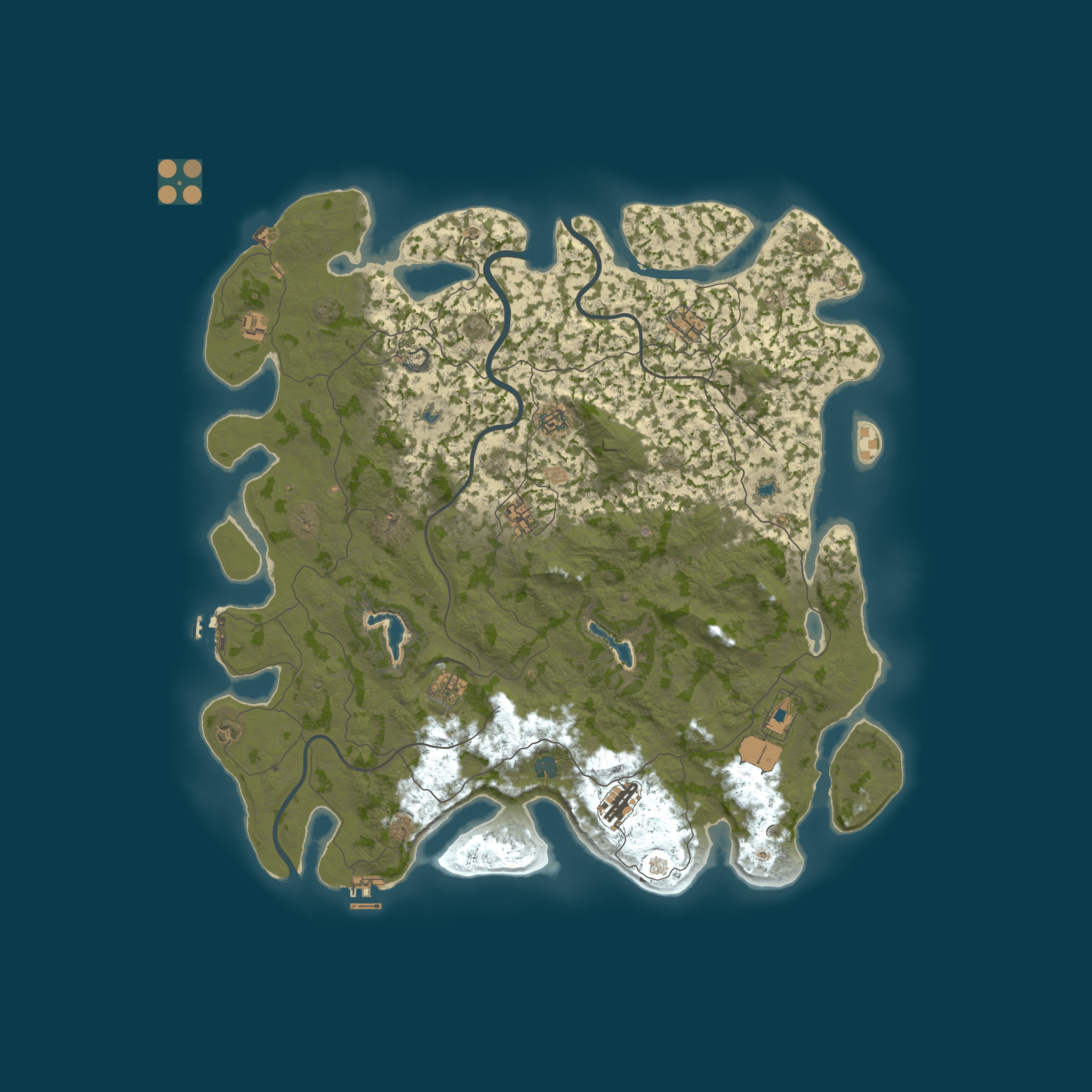 Custom Map, size 5000, seed 591042598