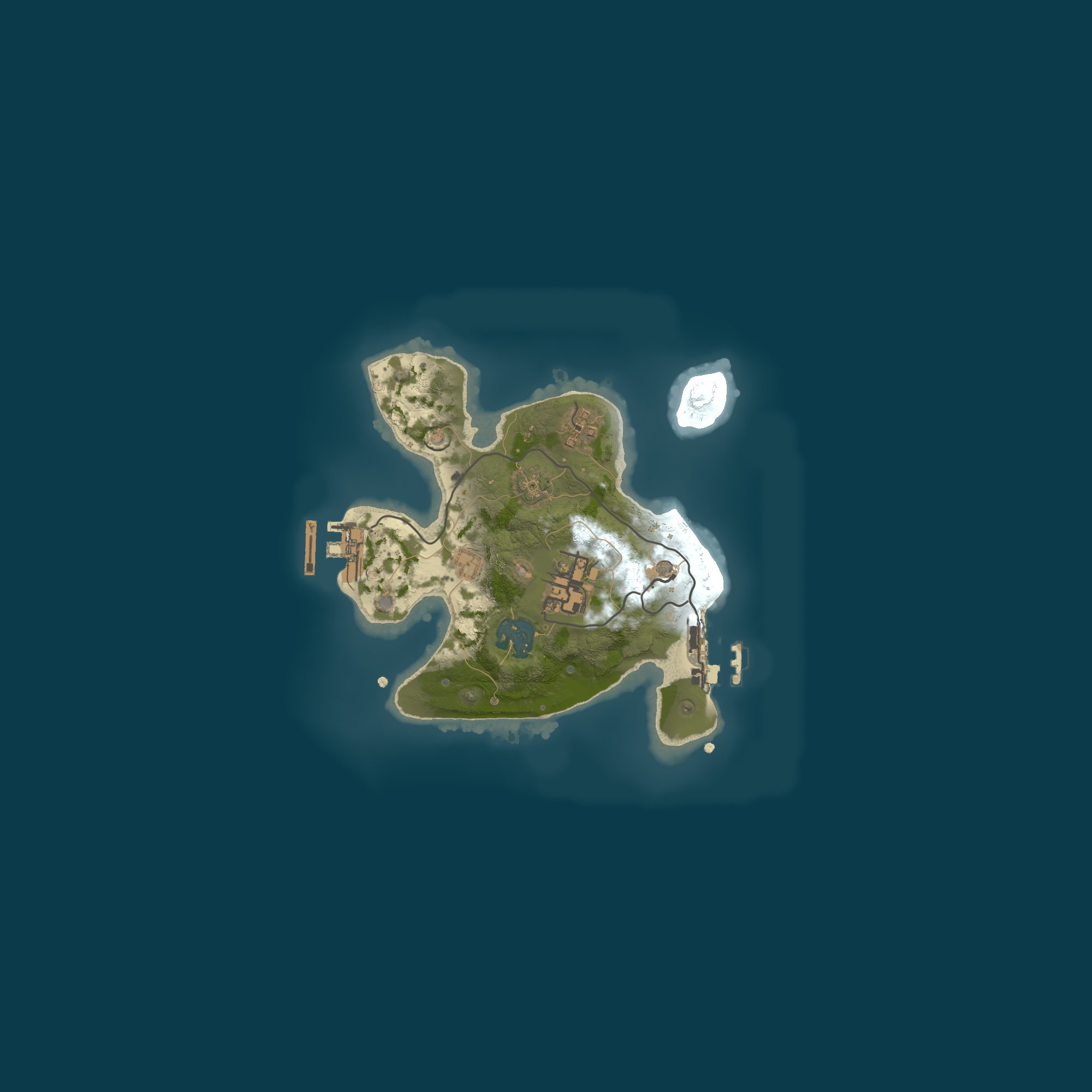 Procedural Map, size 2000, seed 51234