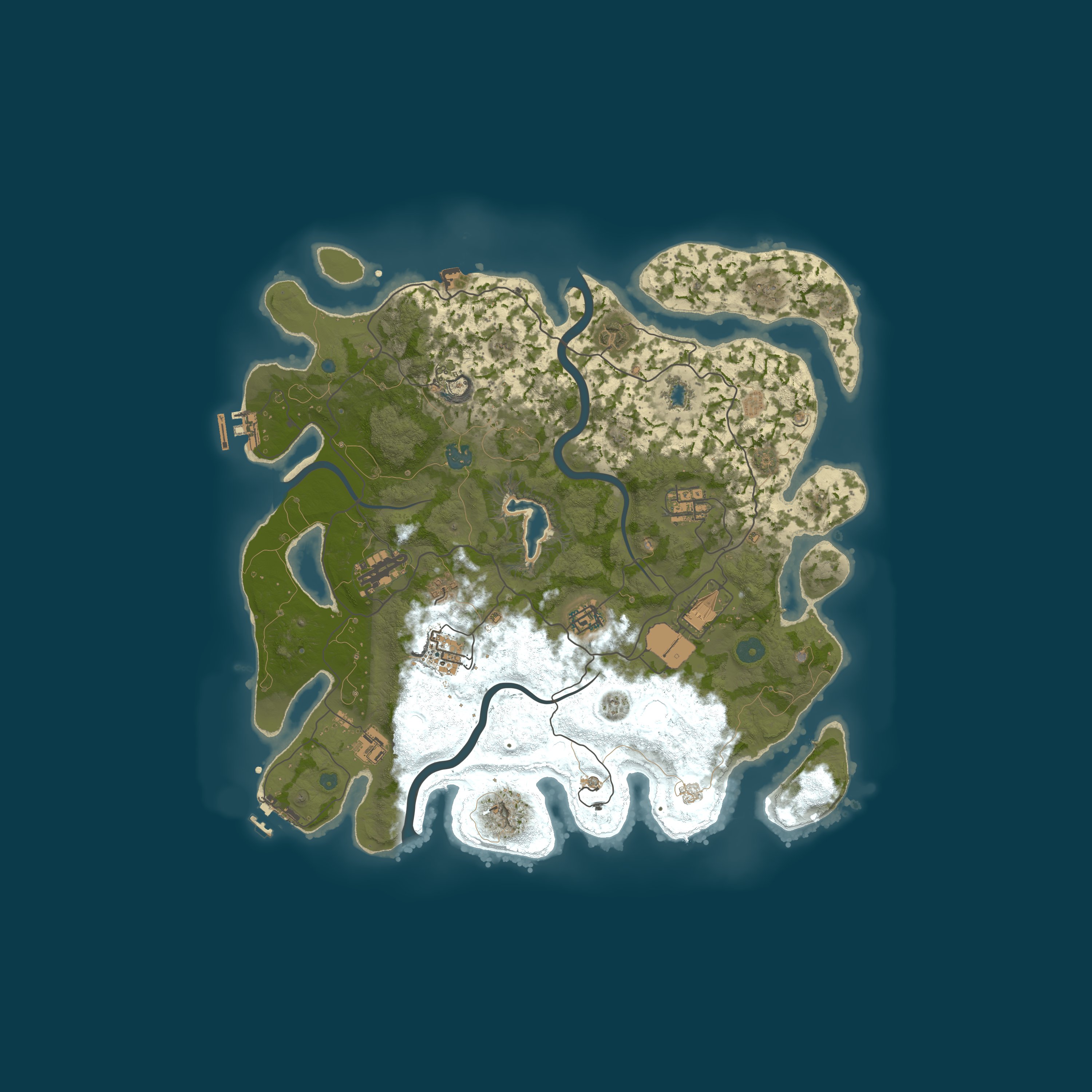 Map for MICRO-RUST x50 - x100 MAX10