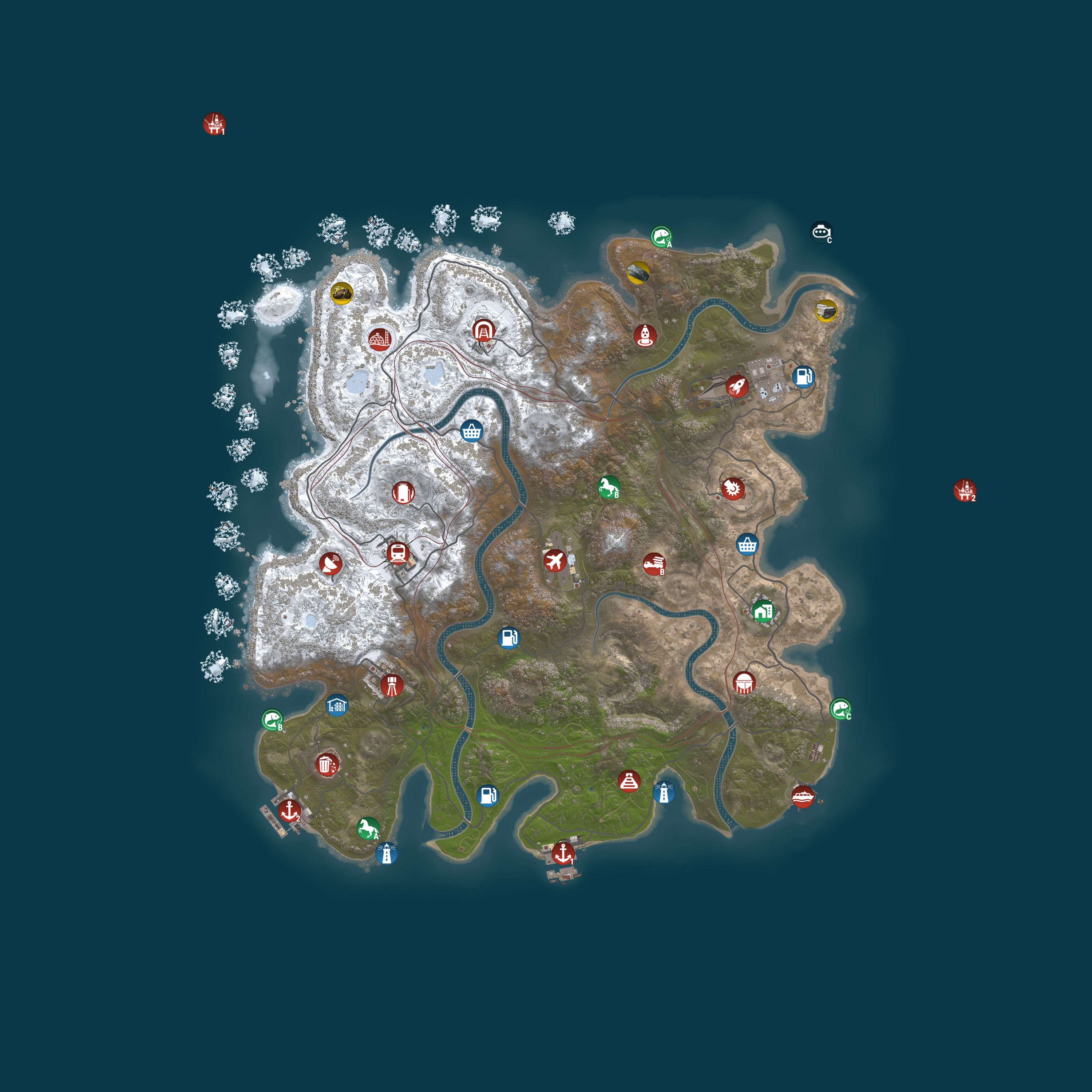 Карта сервера