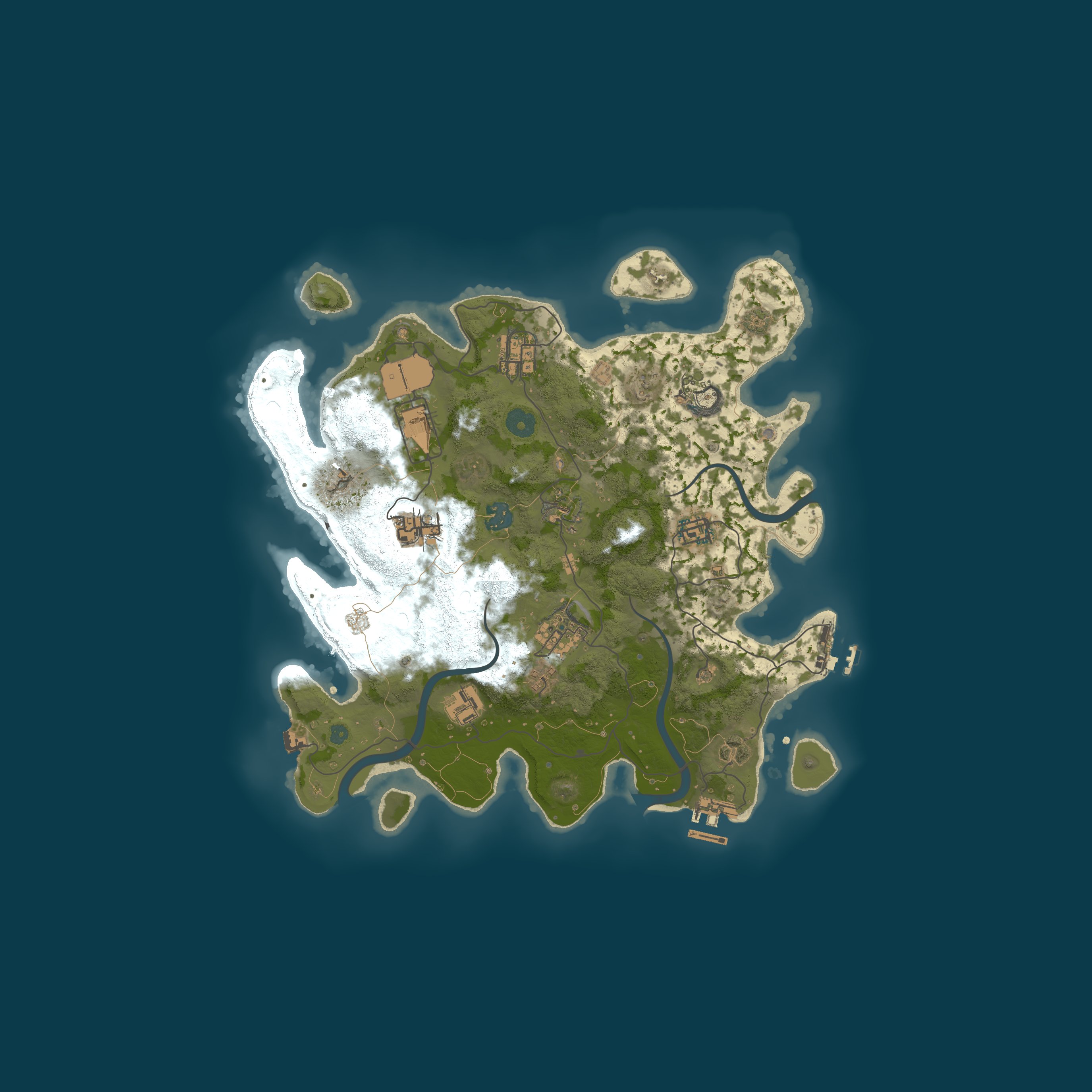 Map for AQRUX RUST SERVER
