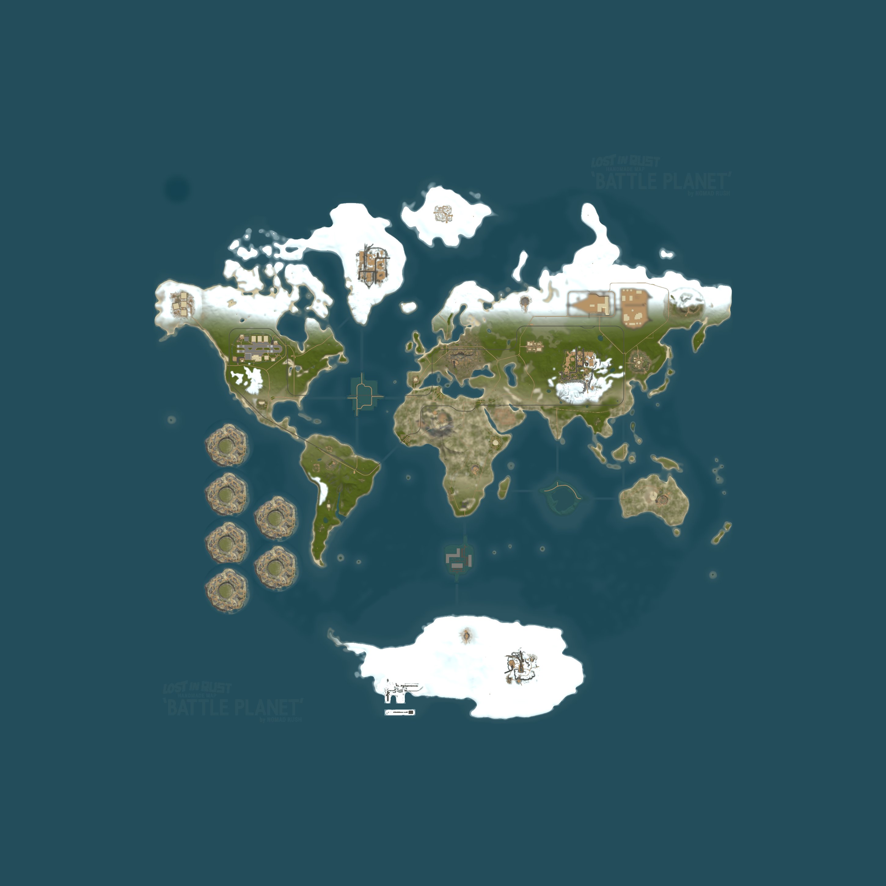 Rust map 3800/1337