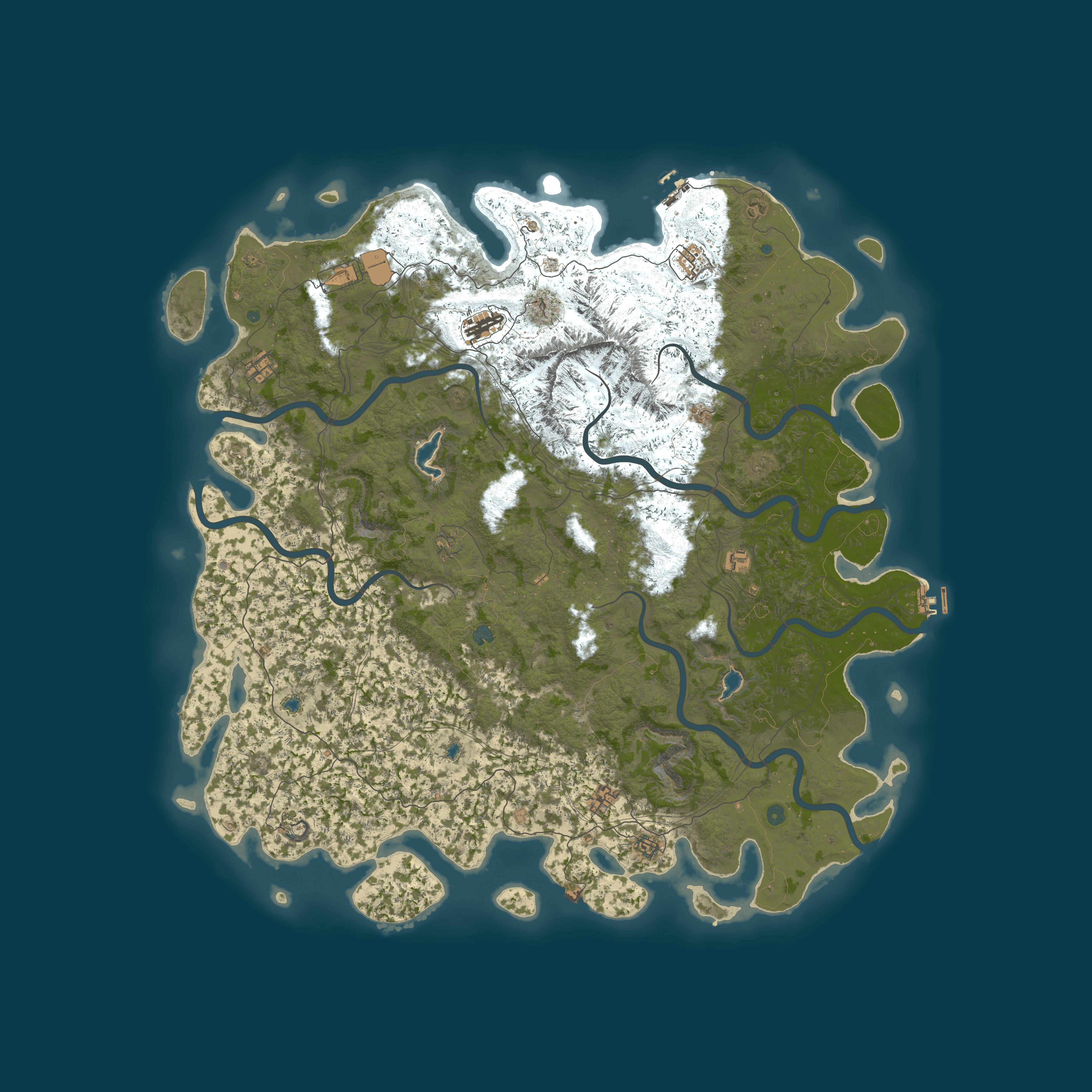 Карта сервера