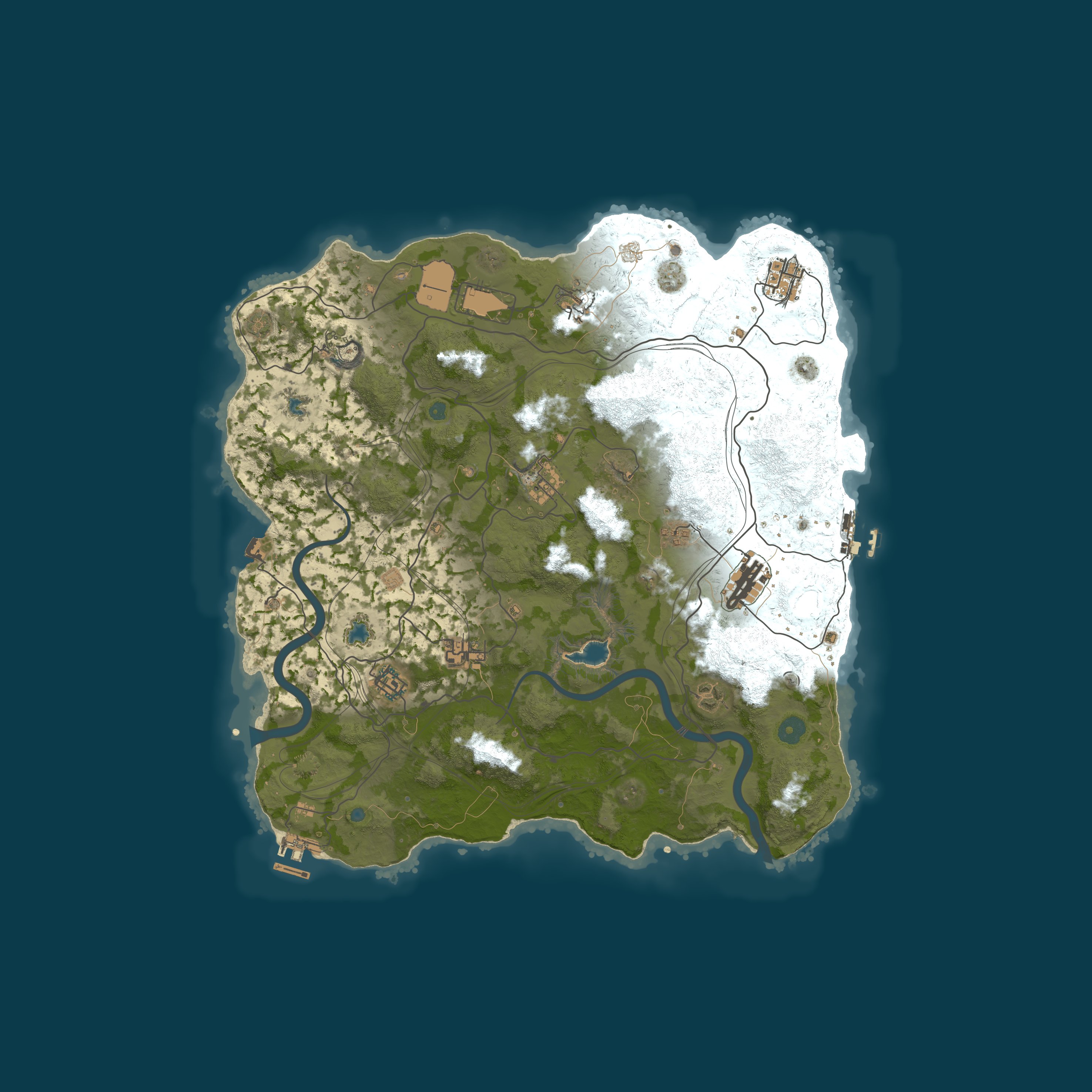 Map for Official OG Rust Friday Wipe NO TECH TREE NOOB FRIENDLY