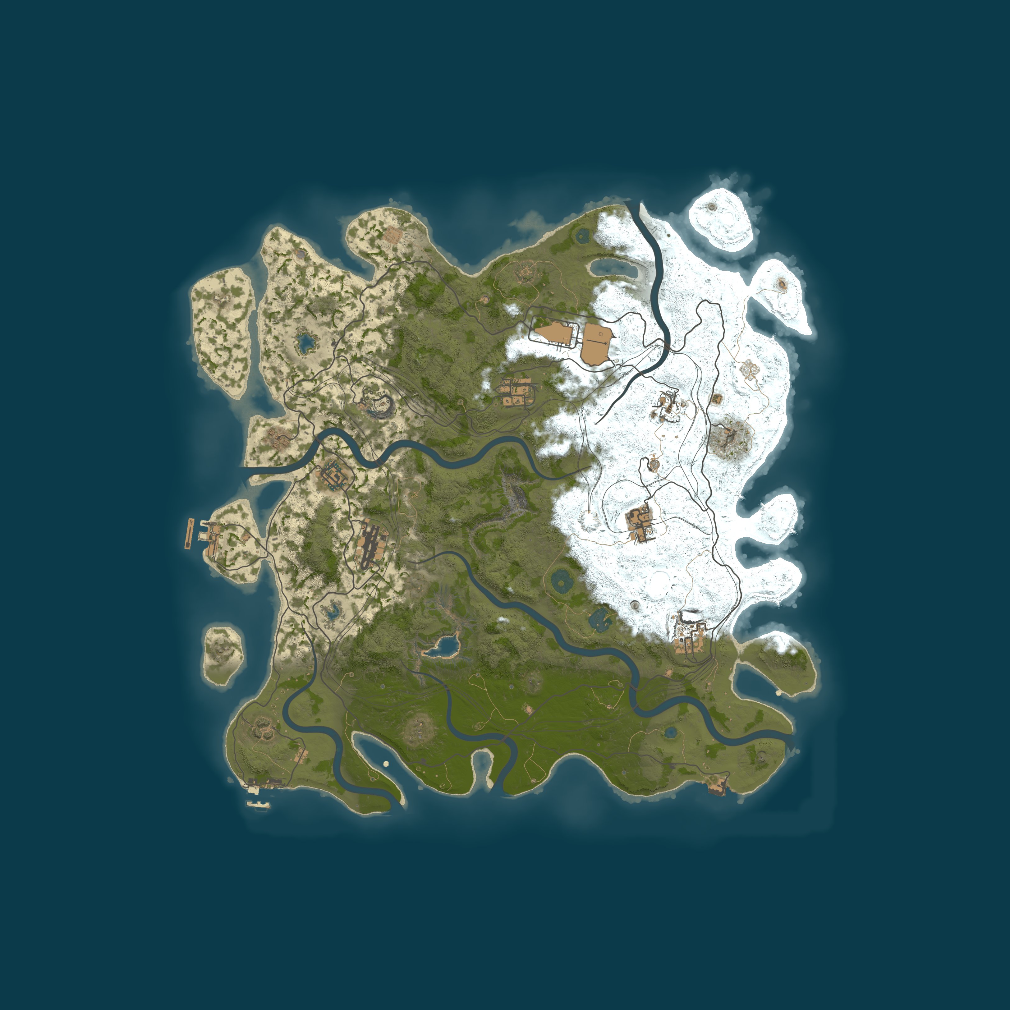 Map for Мирный RU