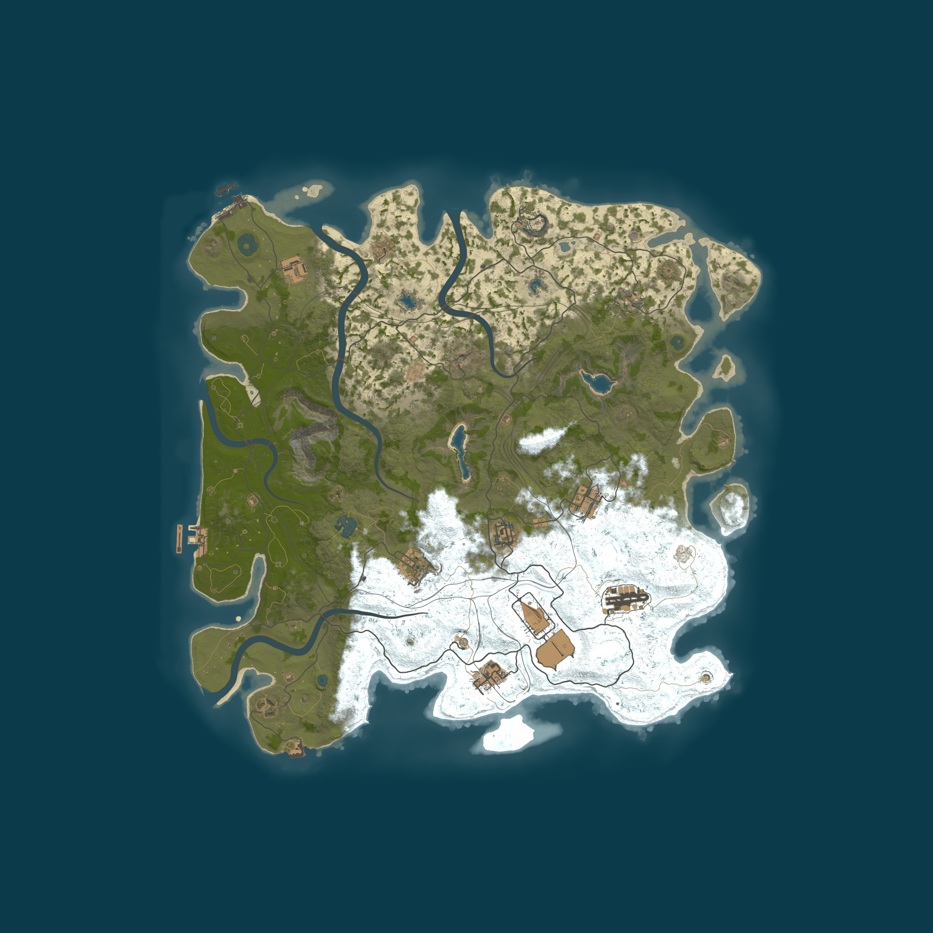 Twisted Traveler Solo Vanilla — Procedurele map 4500, seed 25486324