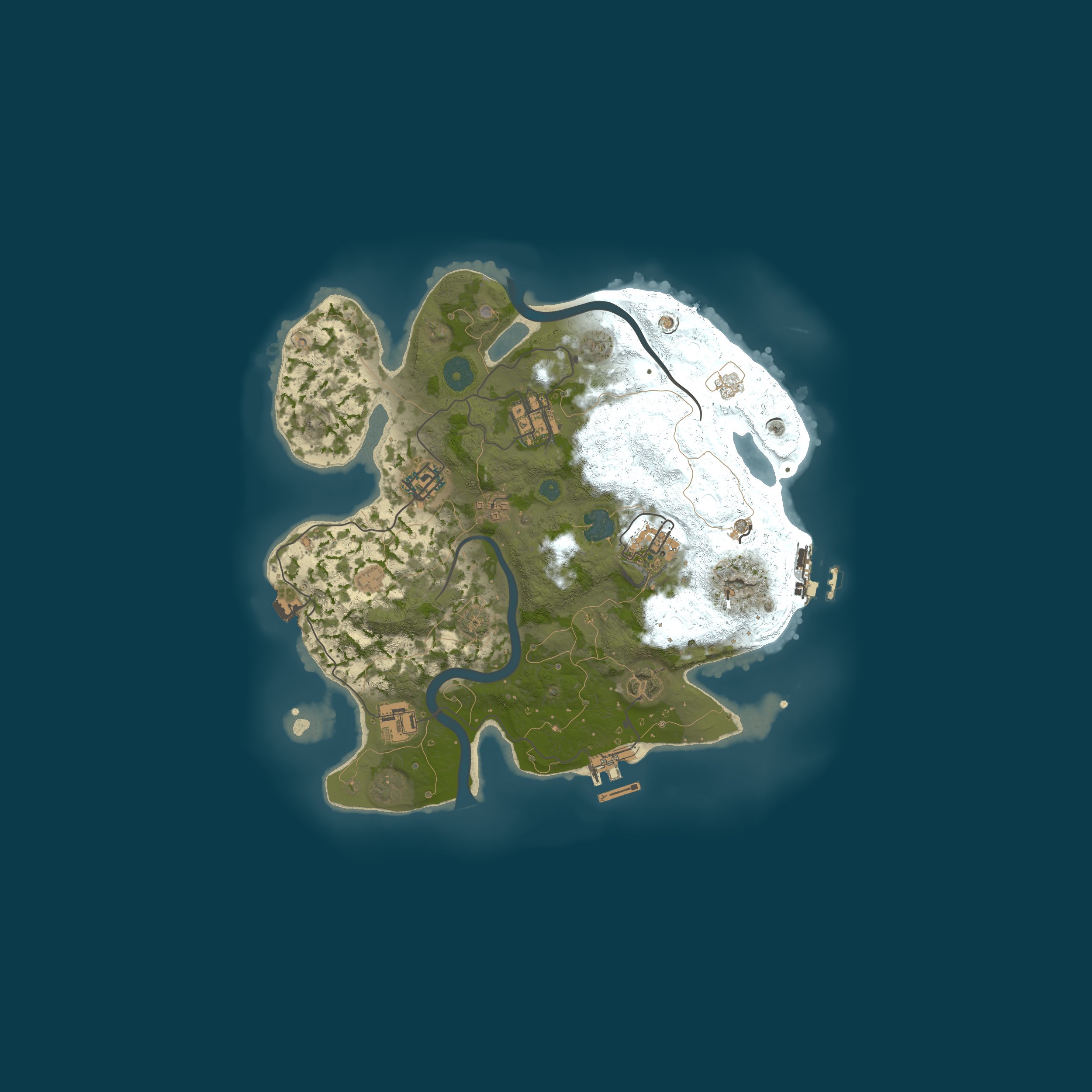 Map for A Shockbyte Rust Server