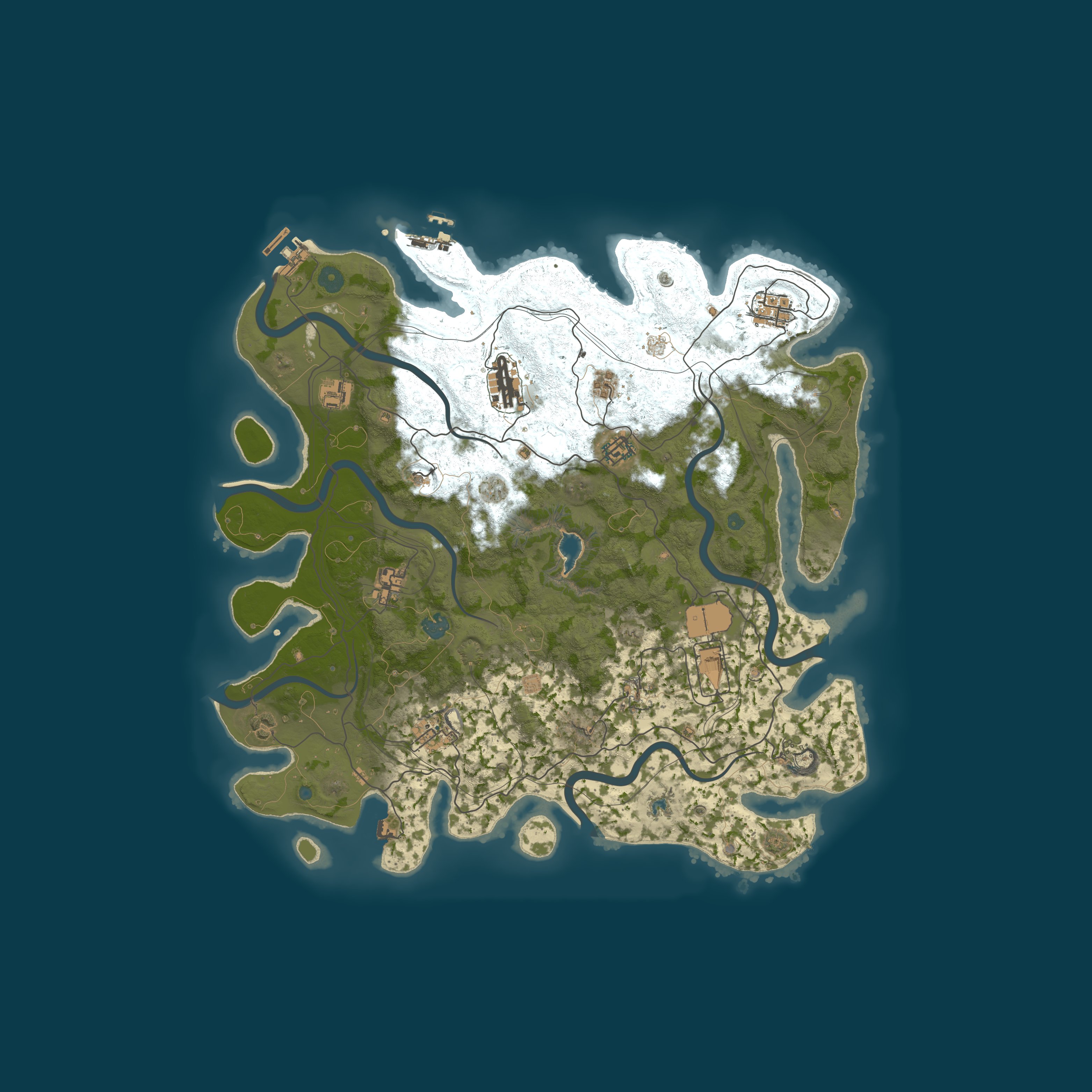 Map for [RU] RCVL_25Rus PVE/PVP Four