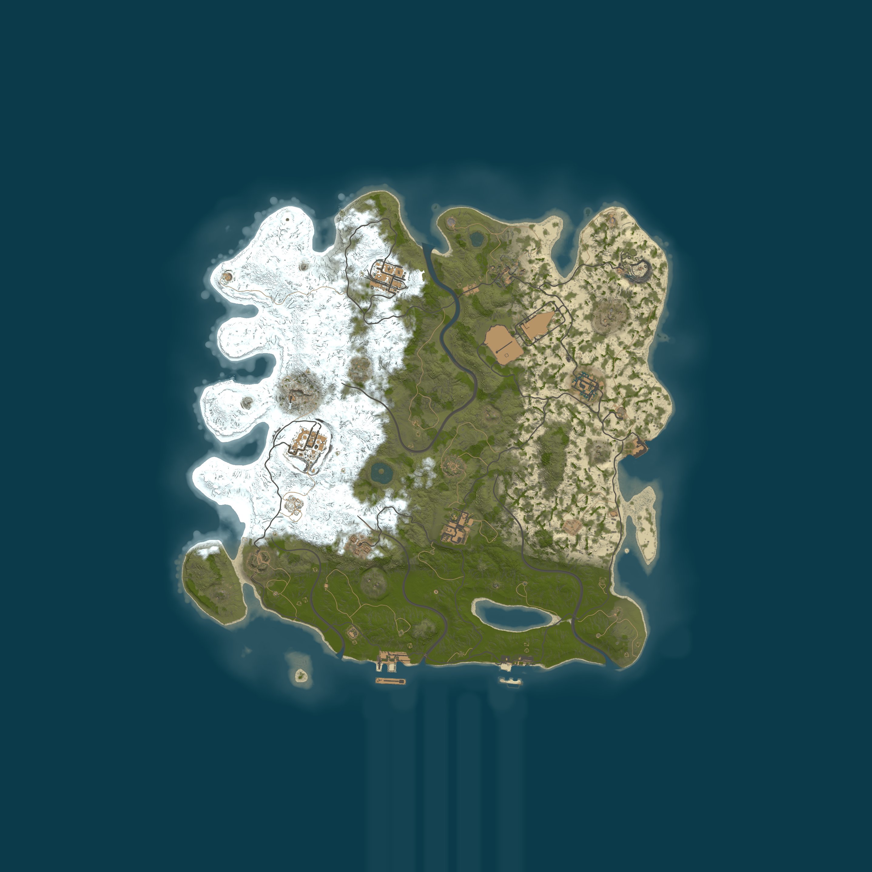 Map for 710 GAMING | 5x PvE | EU | Quests | Kits | TP | No BP Wipes