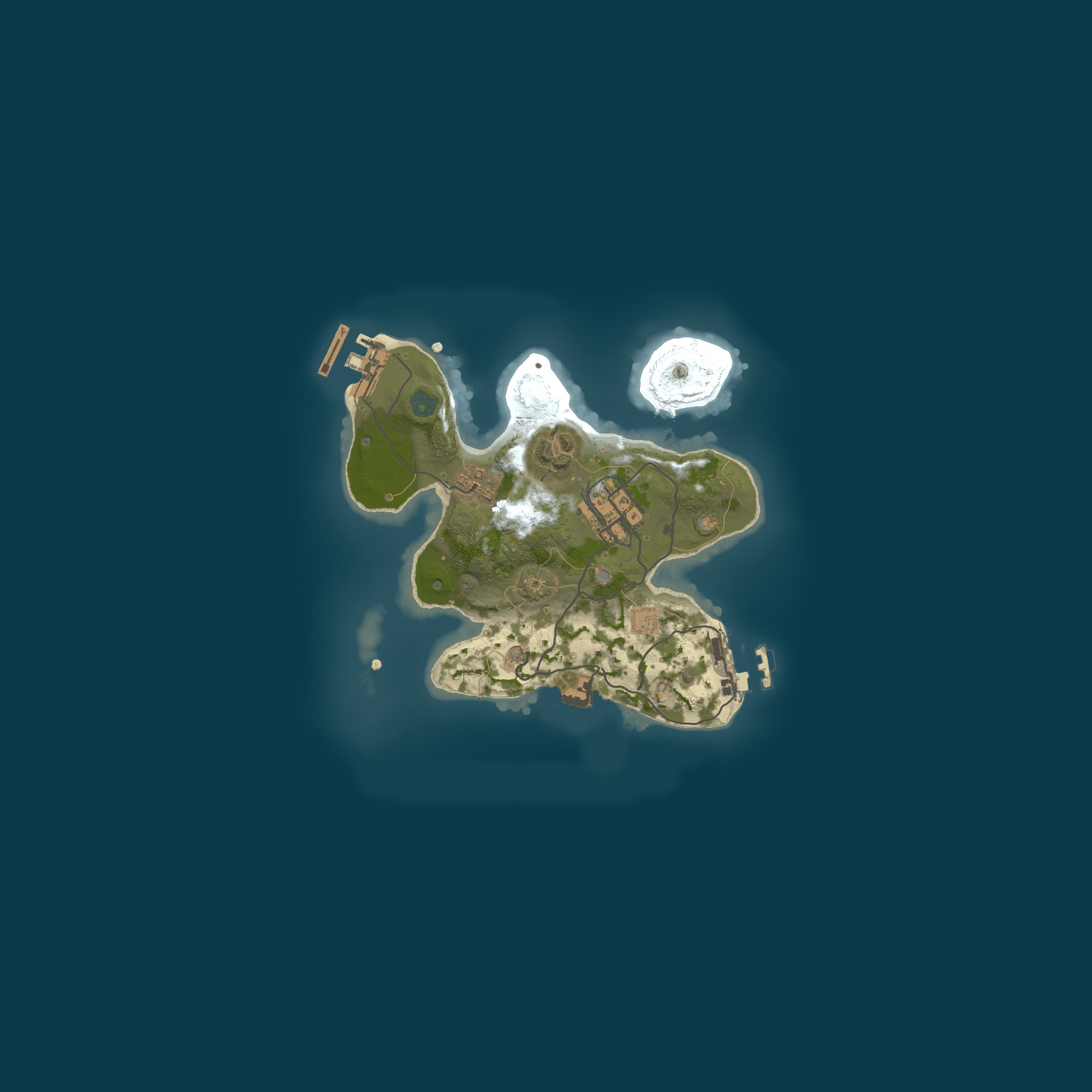 Procedural Map, size 2000, seed 43436763