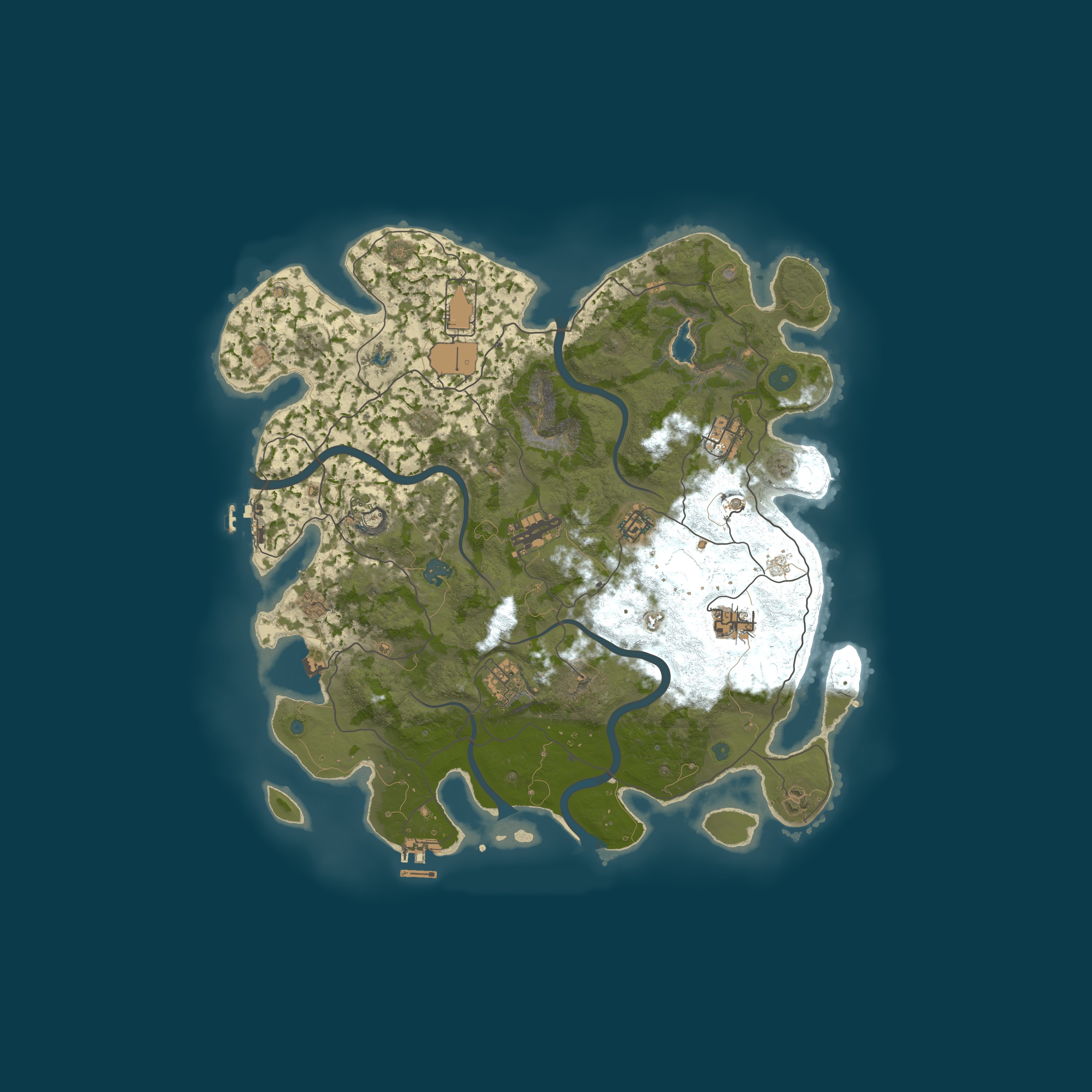 Map for 【赤角-PVE服】据点/死亡不掉/萌新养老