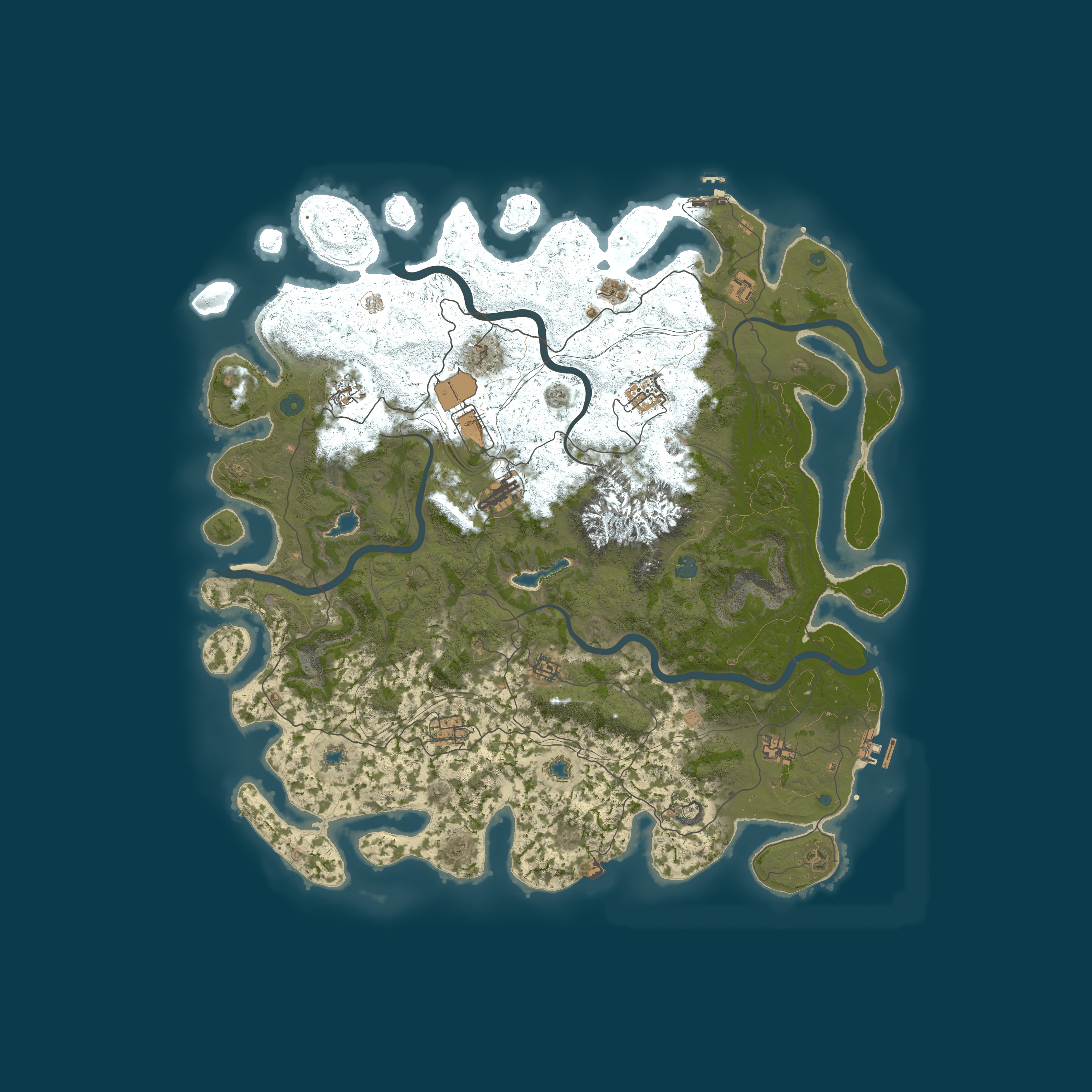 Map for 【盛京城-欢乐PVE】 萌新-养老-突袭基地 二服