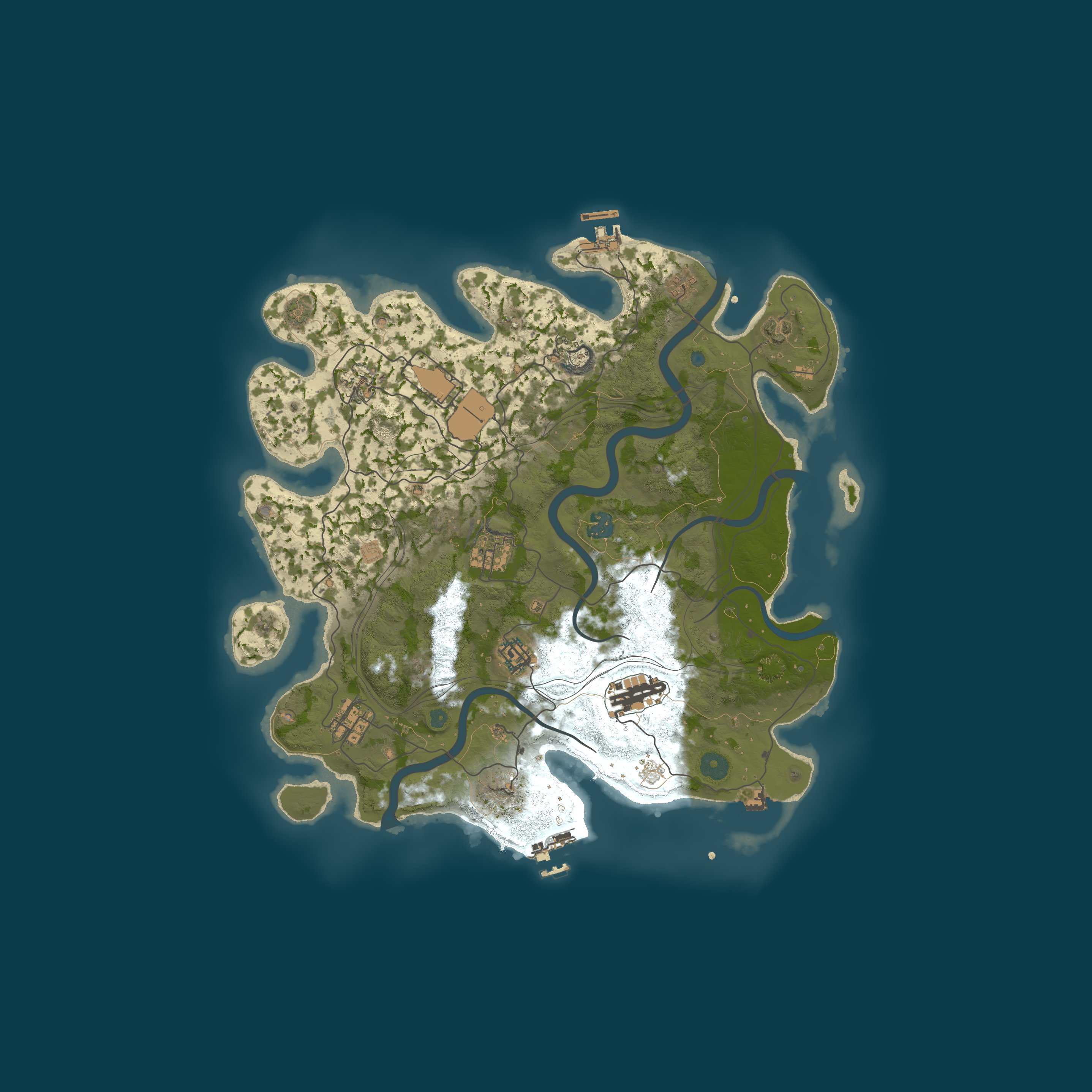 Map for DRAGON RUST-UA MOD |Raid Base|Skills|NoLimit