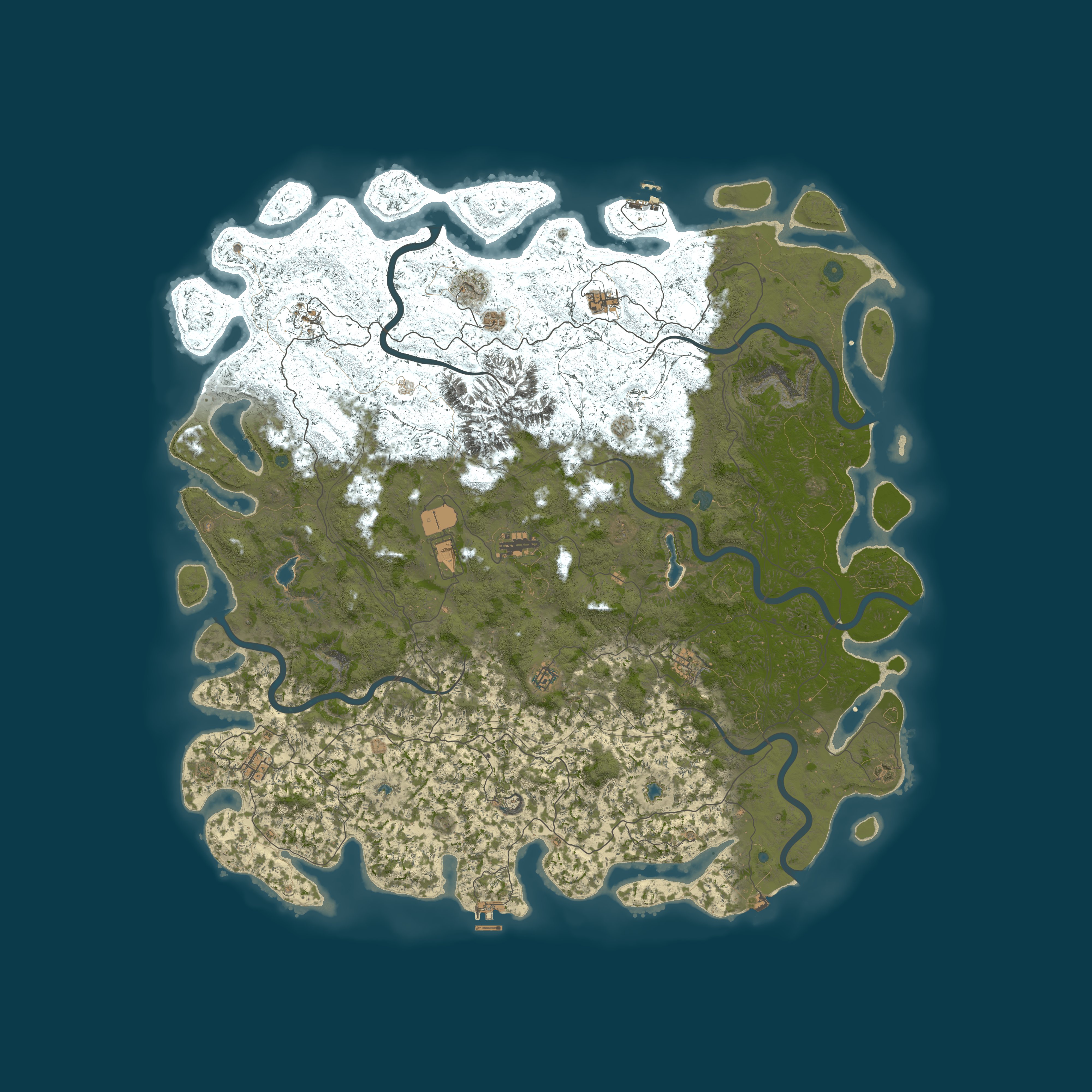 Map for Rusty Spoons PvE | no raiding / stealing / killing