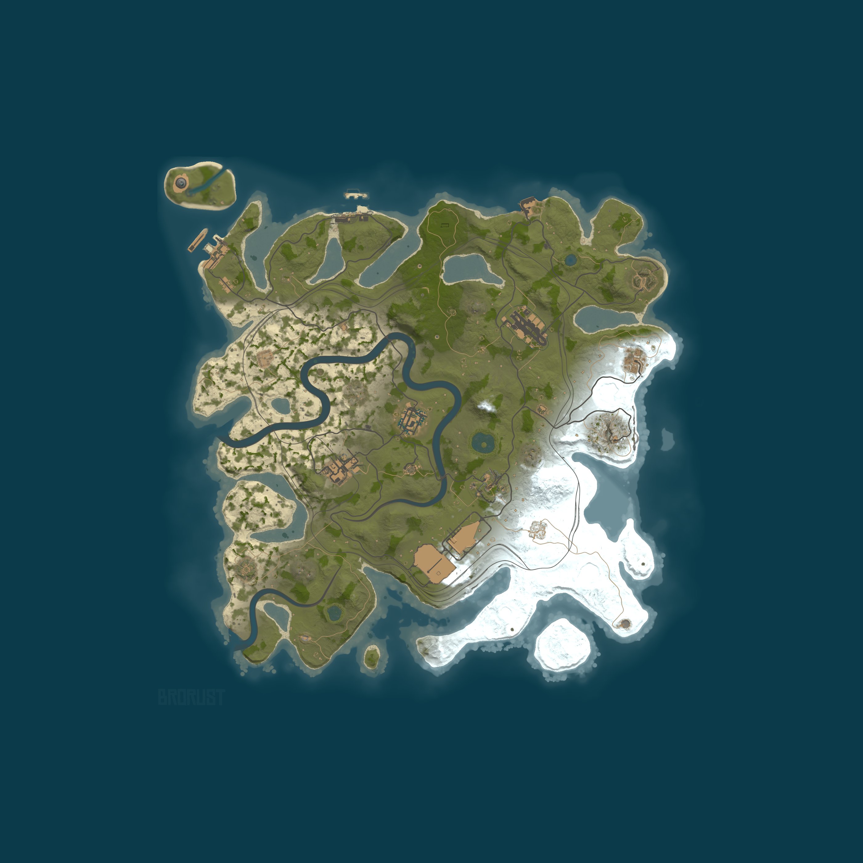 Карта сервера