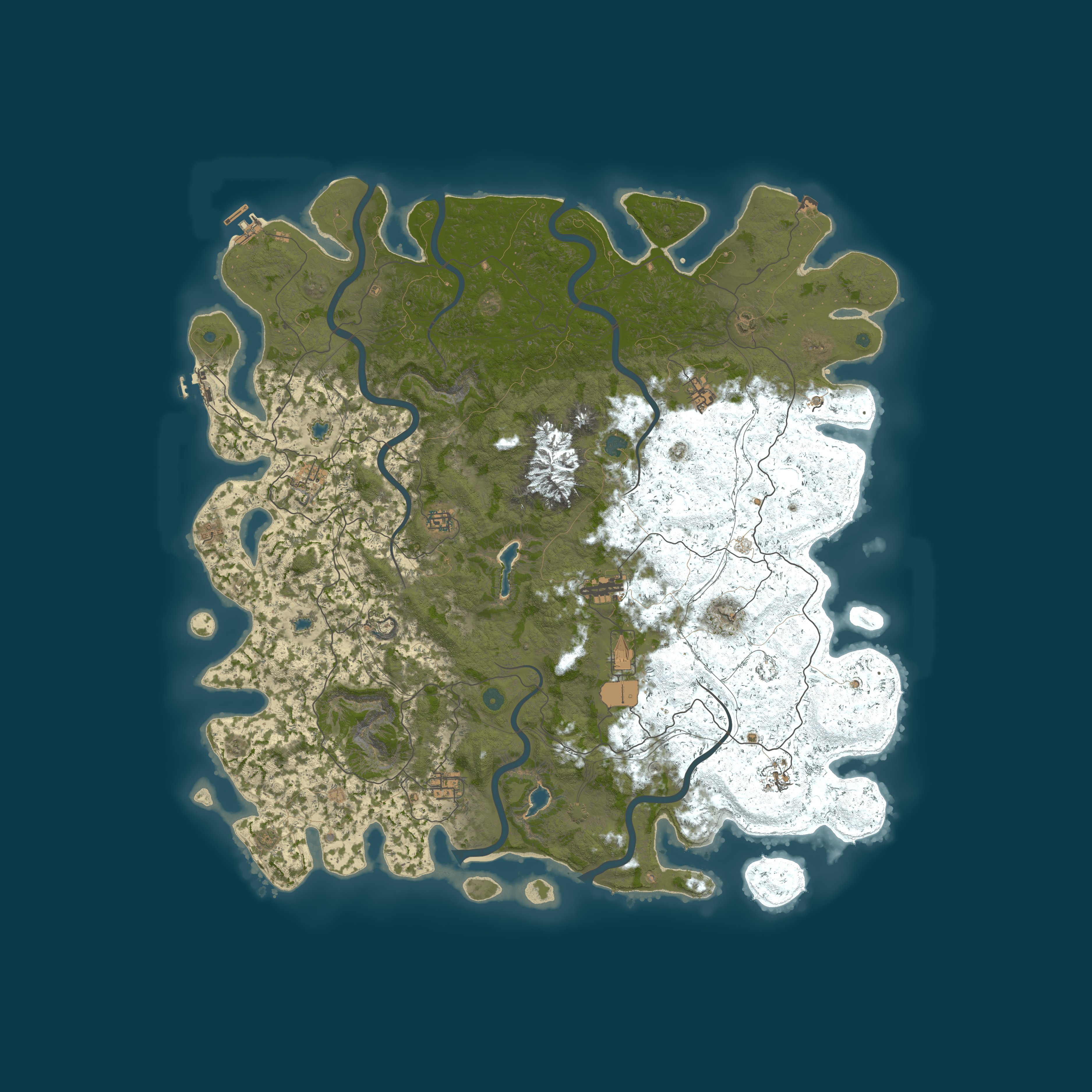 Map for [US] Exile PvE | Noob Friendly | No Decay | No Raiding |