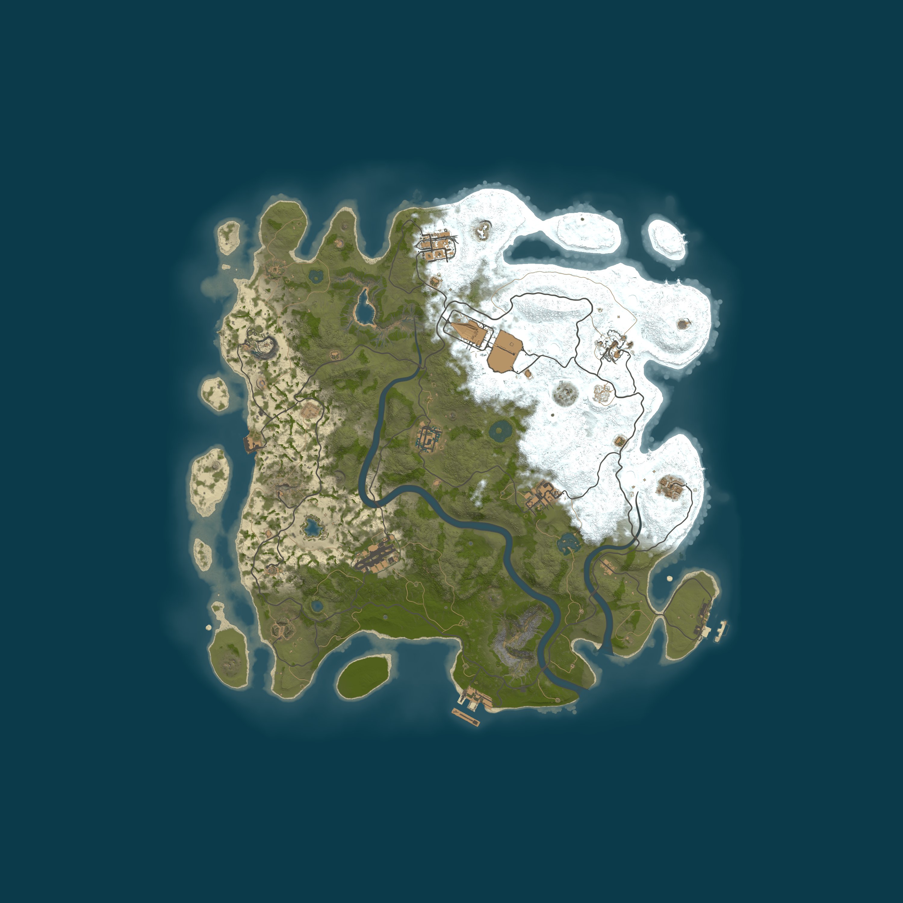 Map for A Survivor's Holiday