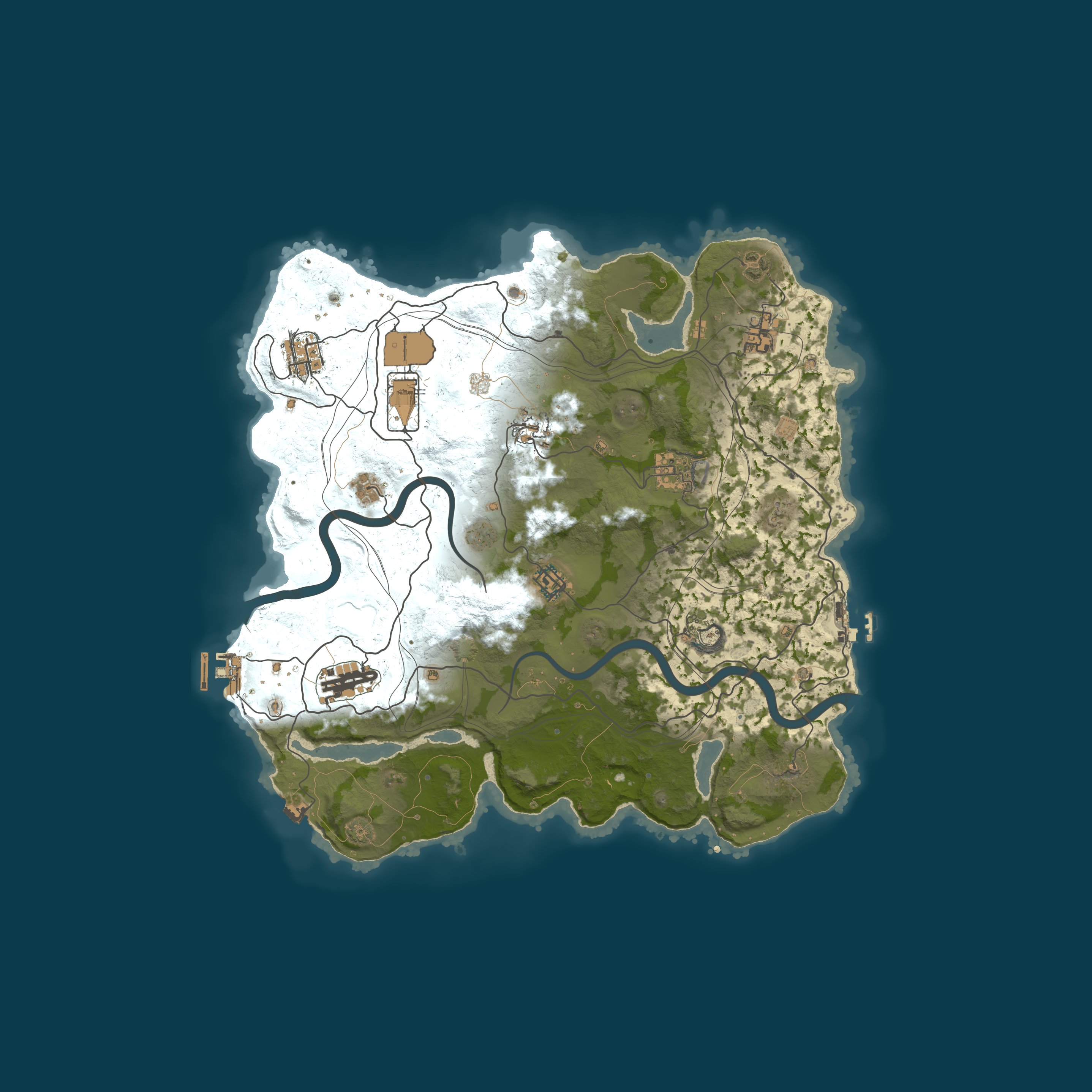 Map for Atlas - EU Long | Vanilla | No BP wipes
