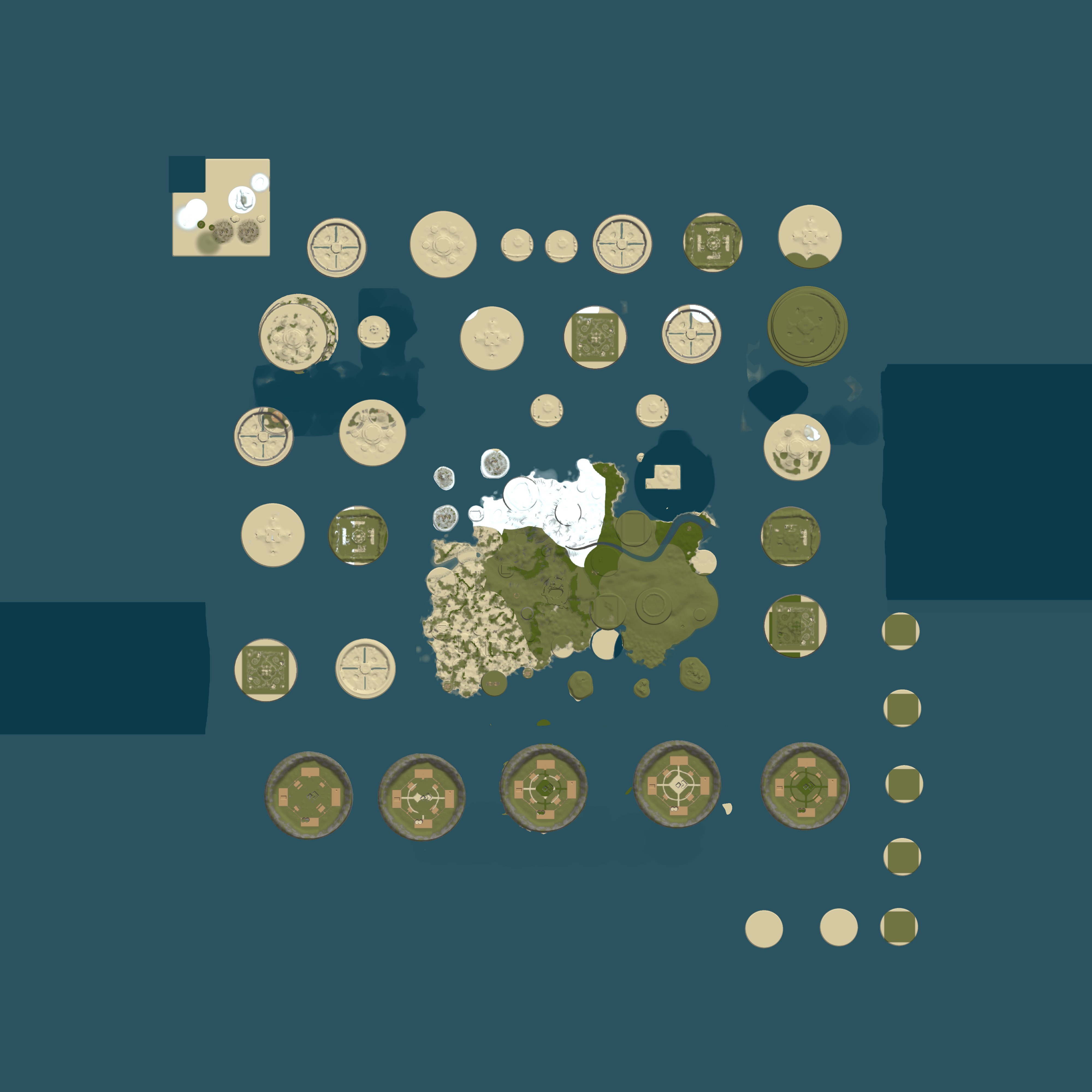 Custom Map, size 6000, seed 1337