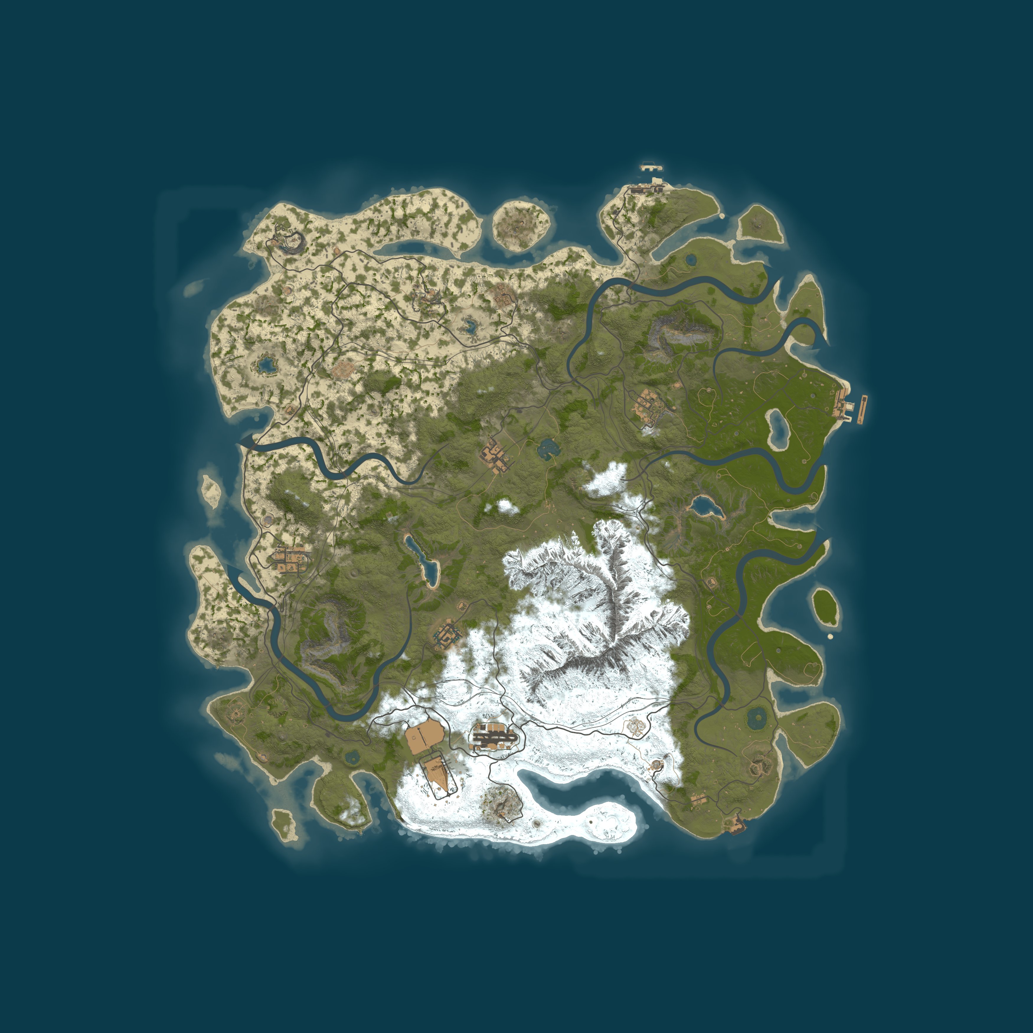 Map for Rusty_Sun [DE/ENG/ES] | PvE | BradleyHeli | RaidBases & Events 