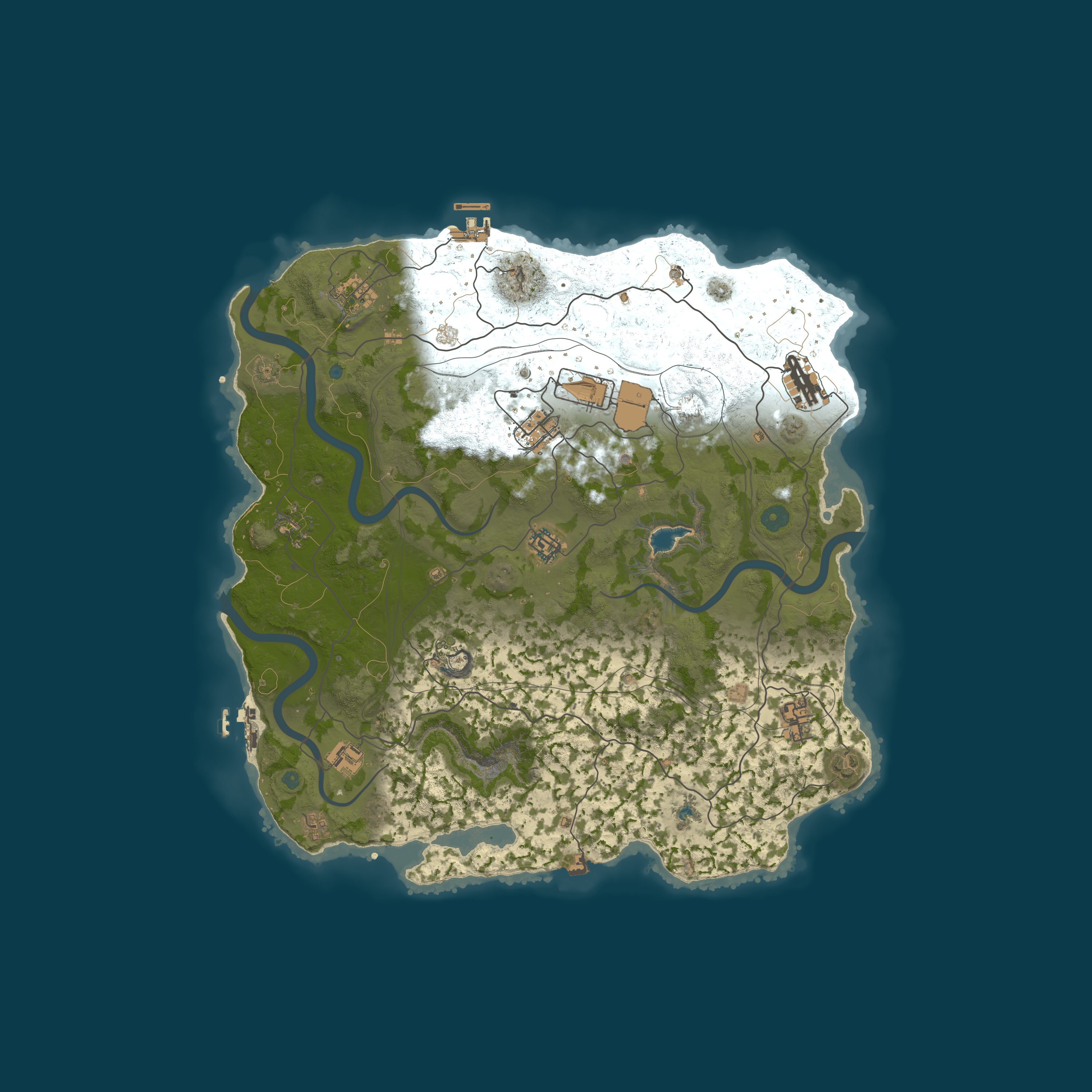 ✿ JumpRust.com日本™ FPS+, size 4000, seed 1337