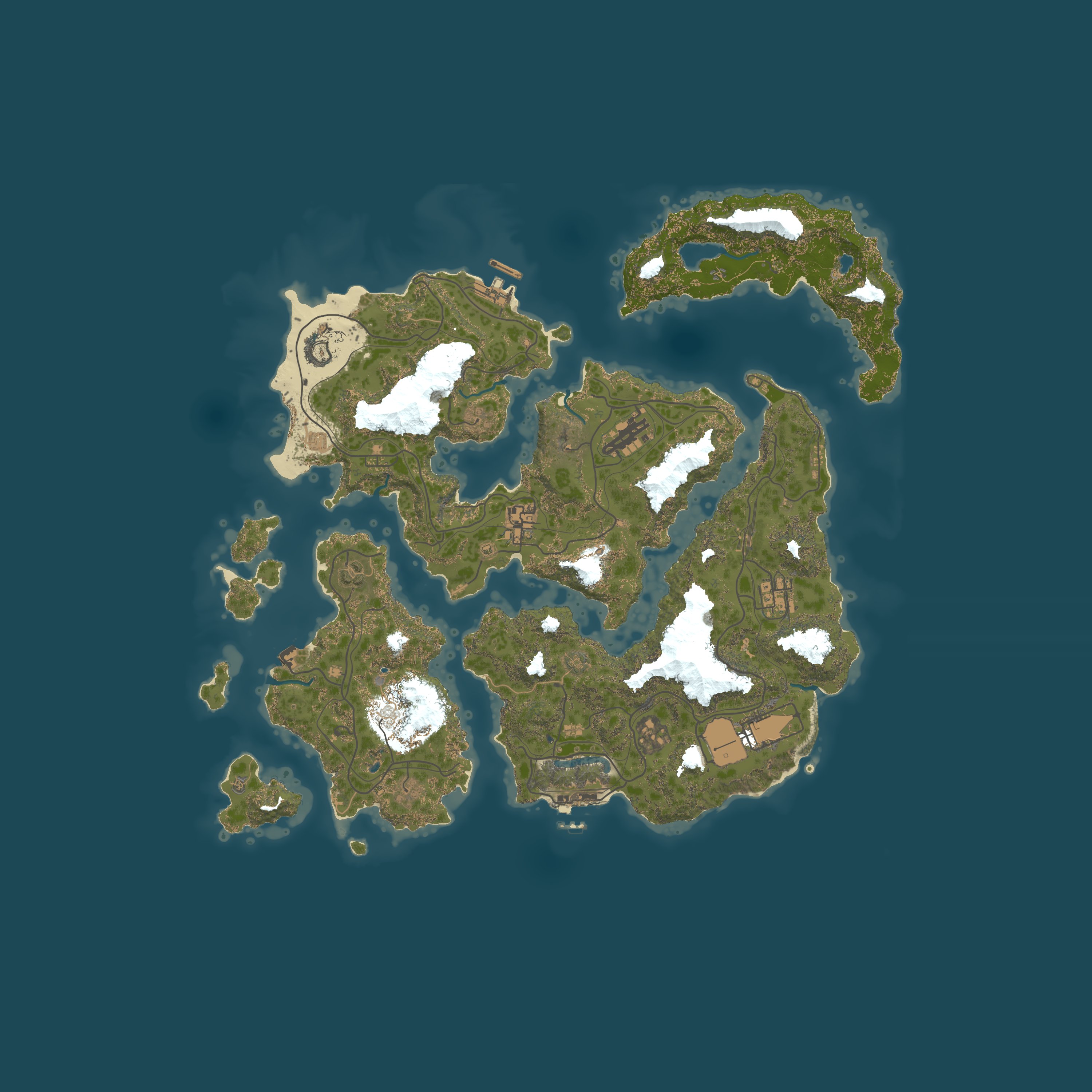Map for ButtHurt 30x PVE March Map Is Grand Island By Xacku