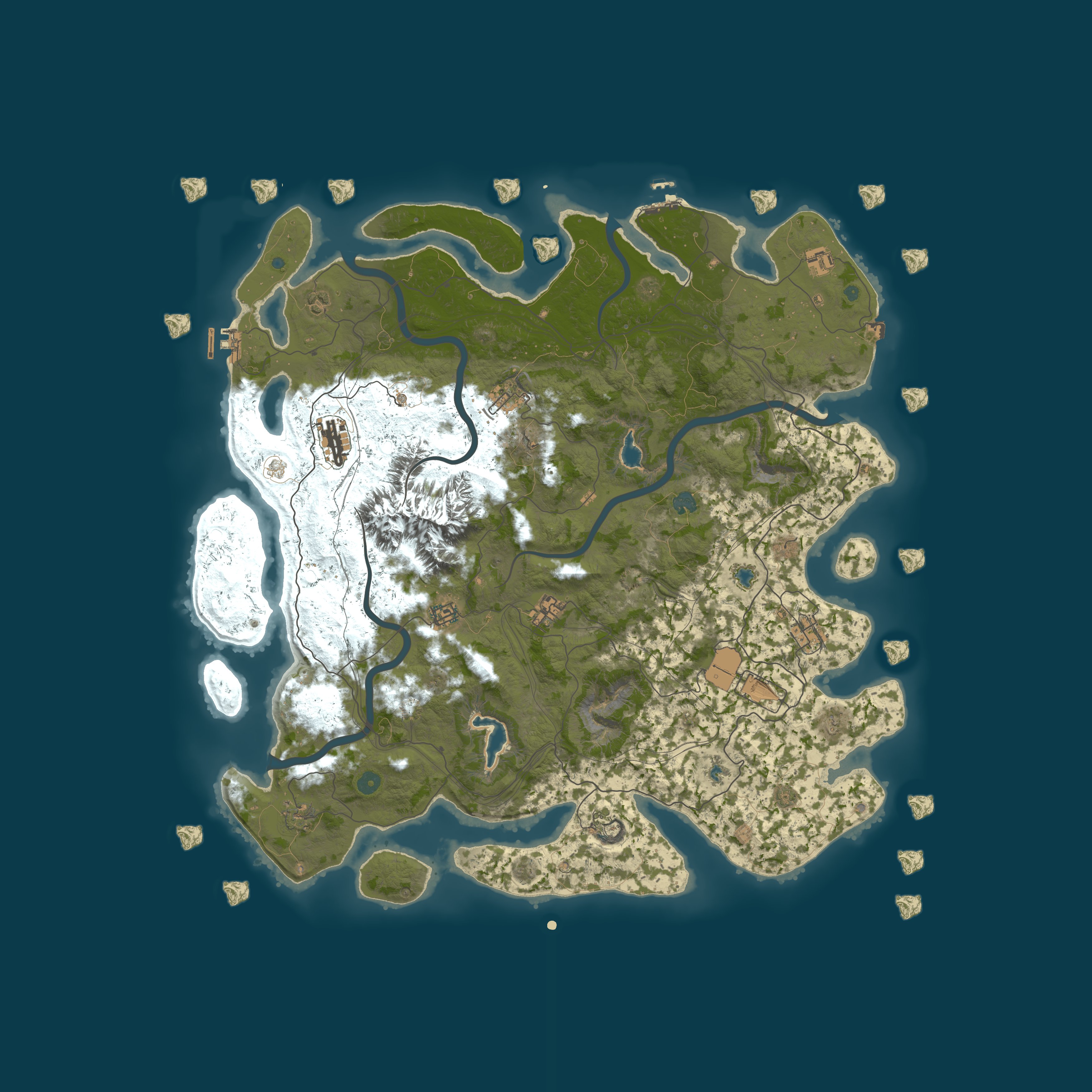 Map for Survival.RIP 1000x PvE |#1|Raids|Dungeons|Skills|Events
