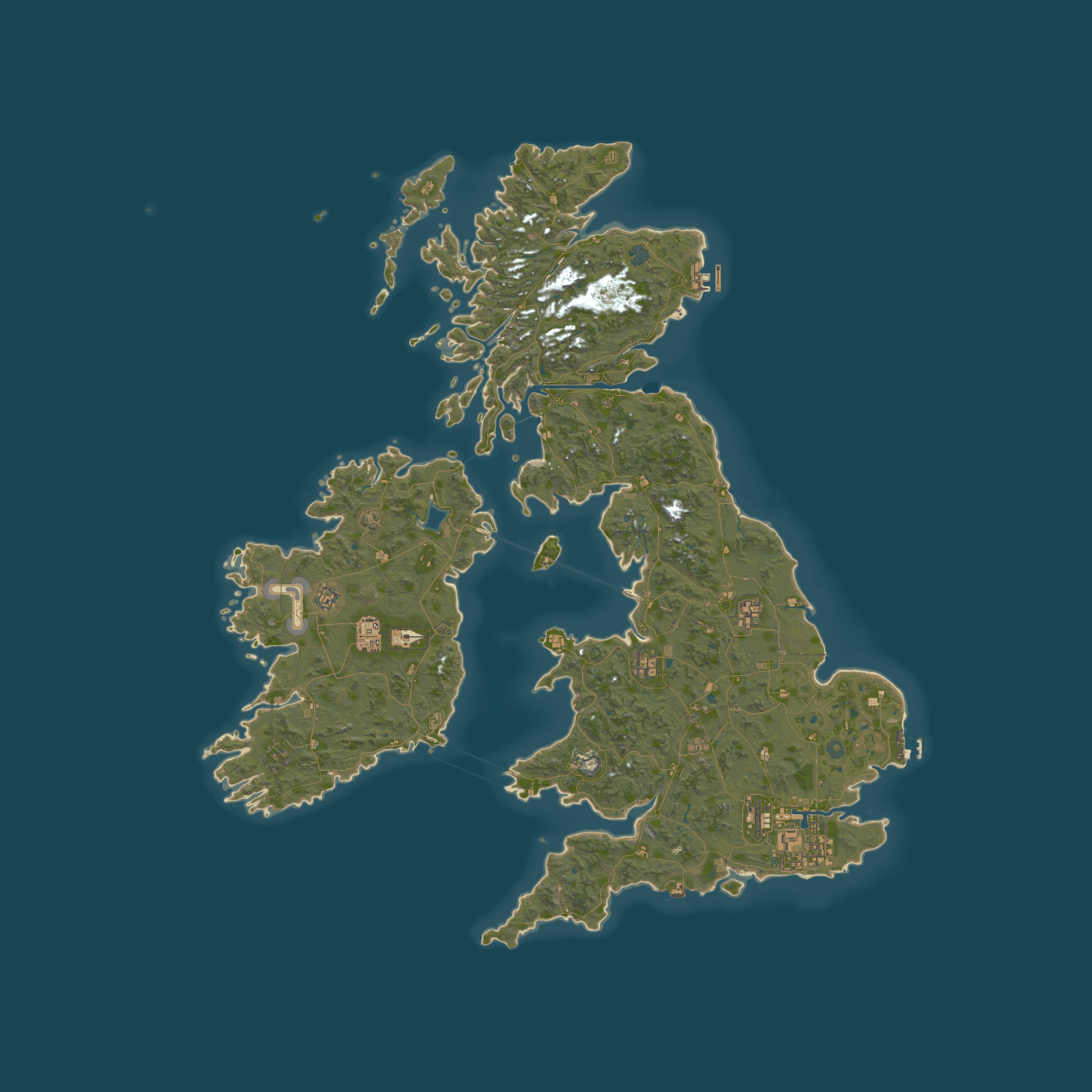 Map for LuffyRust Test Server - Whitelisted