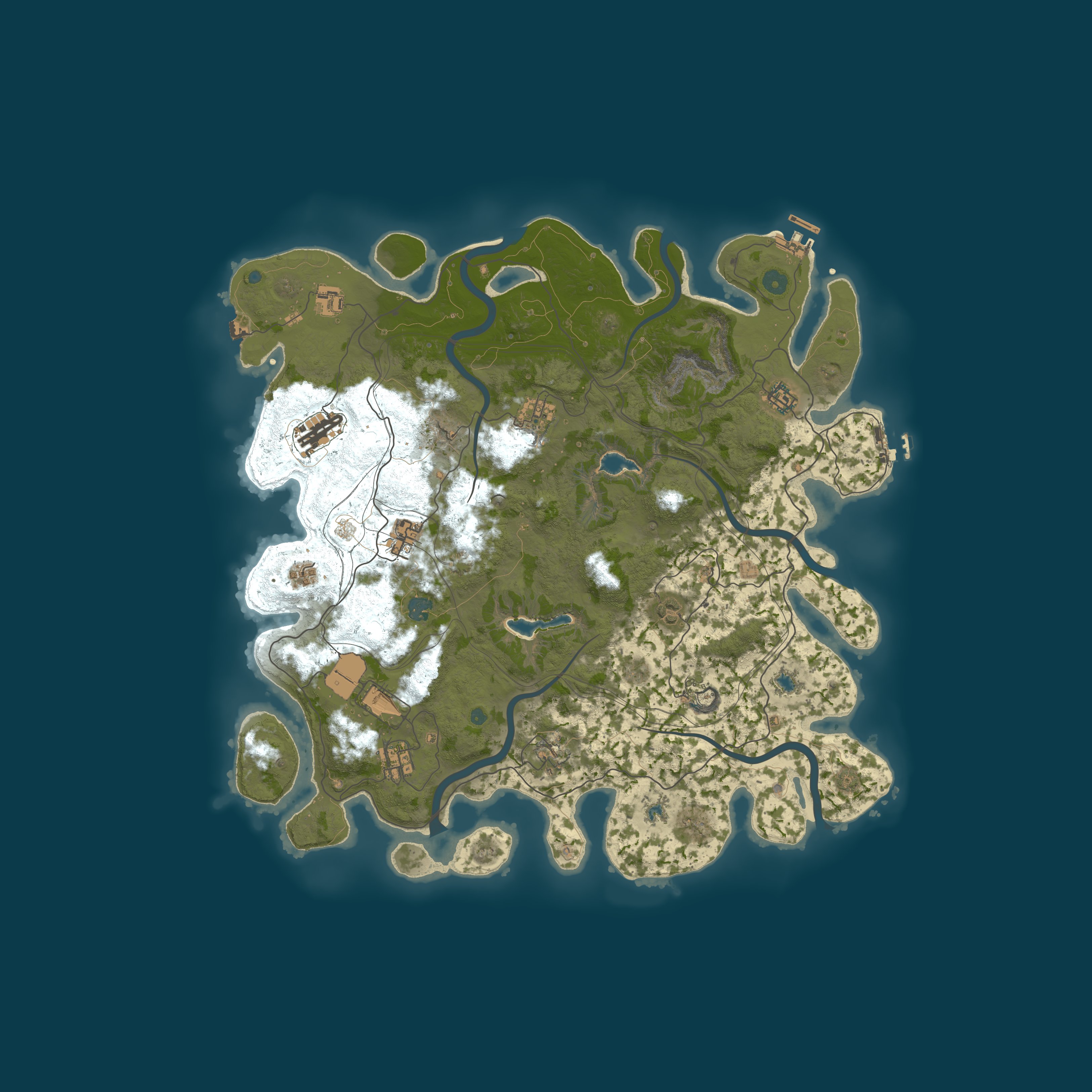 Map for Super Poggers Rust Sever