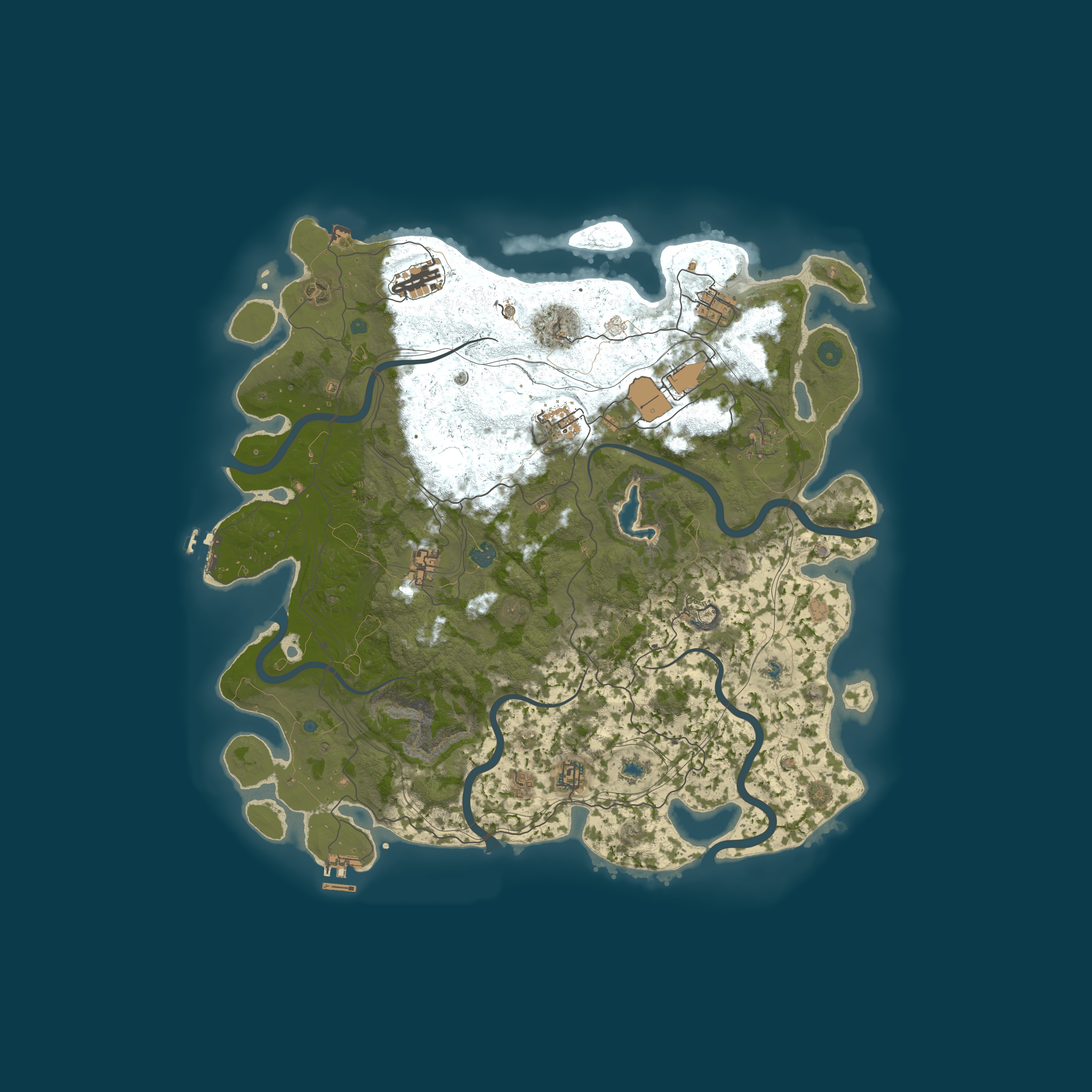 Map for Outback Aussie - PvPvE - Located in Perth - Modded